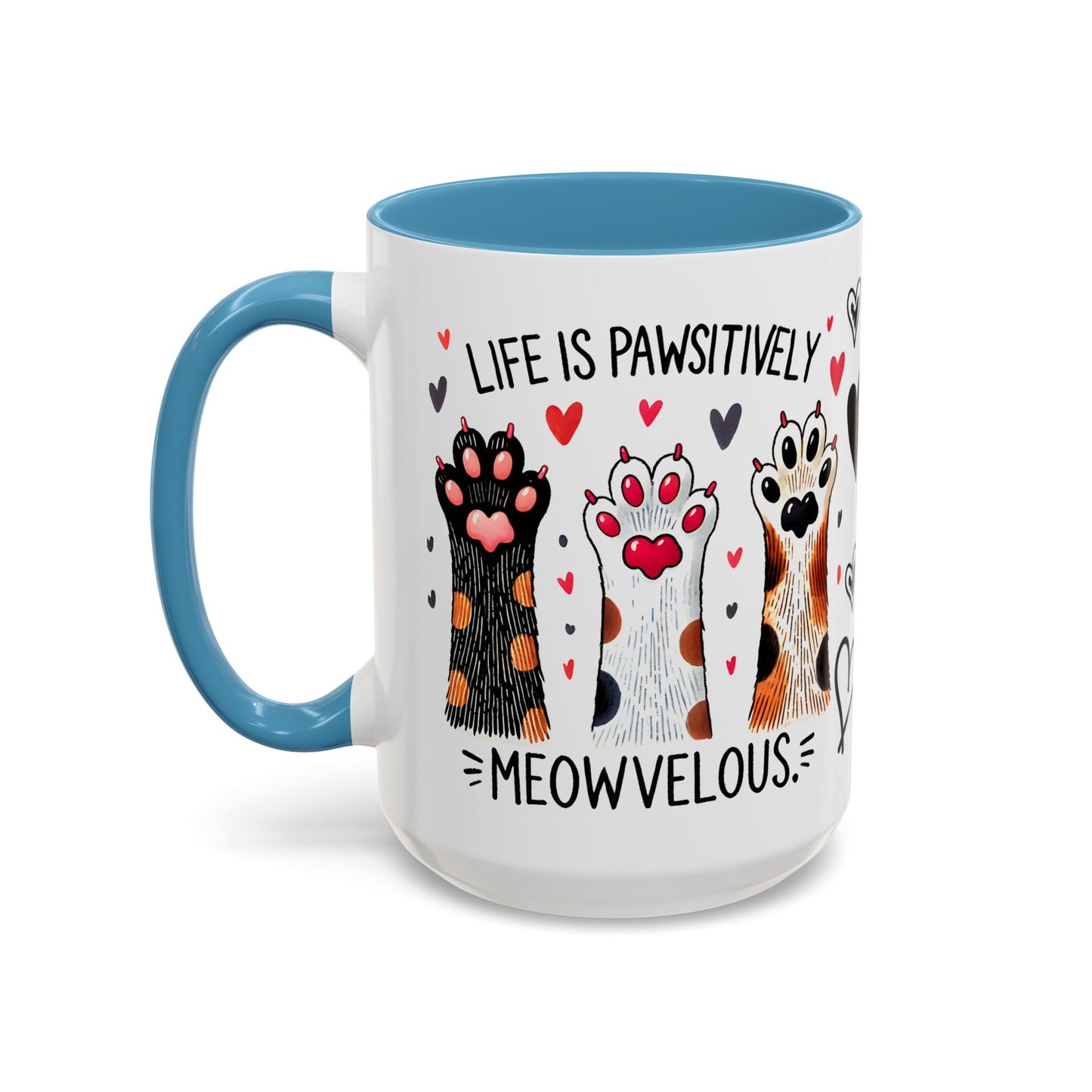 Coffee Mug - Humorous Stylish Cat Saying Mug, Gift Mug for Cat Lovers, Animal Lover Gift Idea, Housewarming Gift