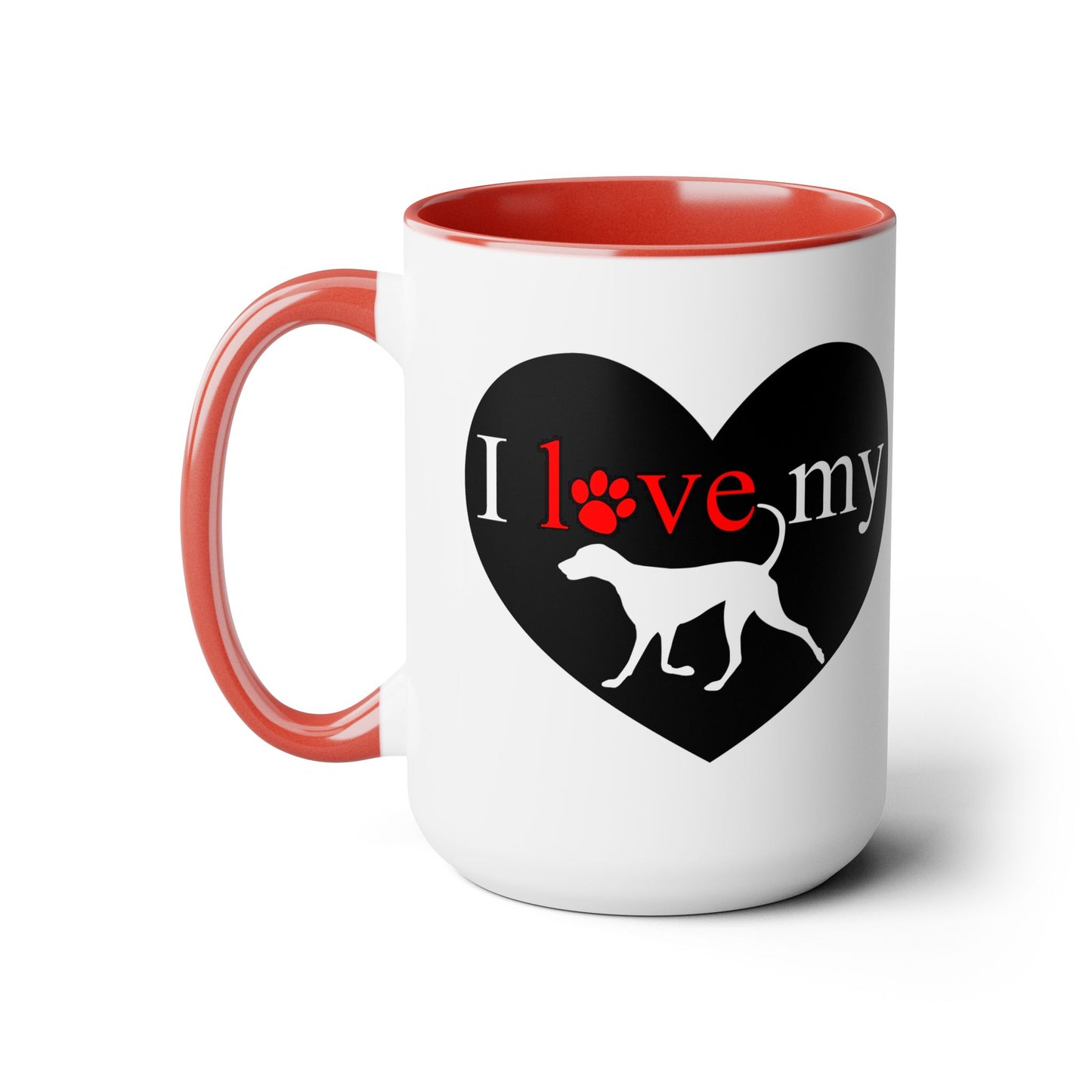 Pet Theme Two-Tone Coffee Mugs, 15oz, Animal Lovers, Pet Lovers Quote, Pet Lovers, Coffee, Tea, Hot Chocolate Lovers, Gift Idea for Any Occasion