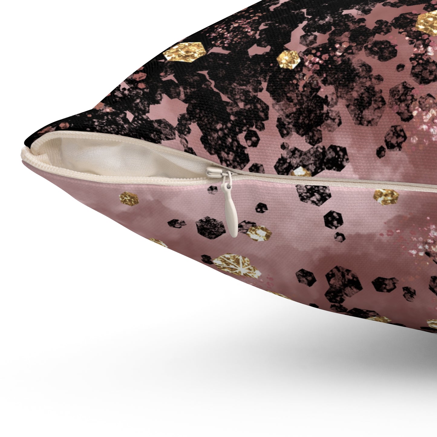 Decorative Spun Polyester Square Pillow, Stylish Pillow for Home or Office, Beautiful Accent for Any Room for Everyday for Anyone