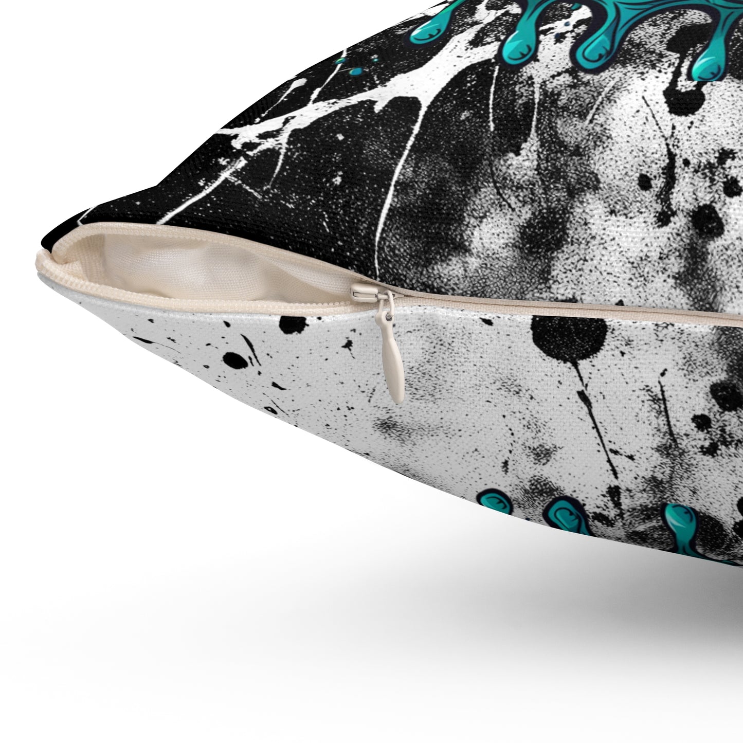 Halloween Theme Spun Polyester Square Pillow, One Eyeball Monster Halloween Decor, Accent for Any Room, Halloween and Monster Lovers