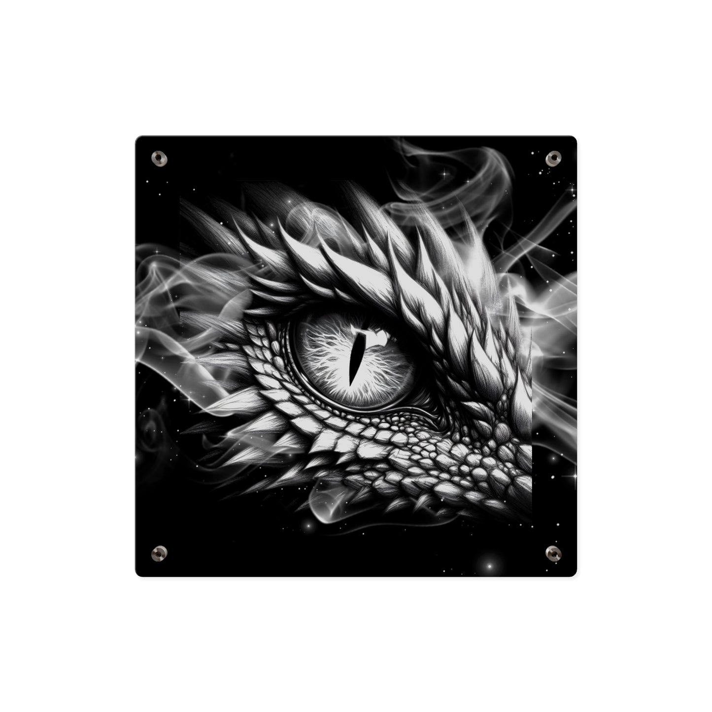 Mystical Dragon Eye Acrylic Wall Art Panels - Home Decor for Fantasy Lovers