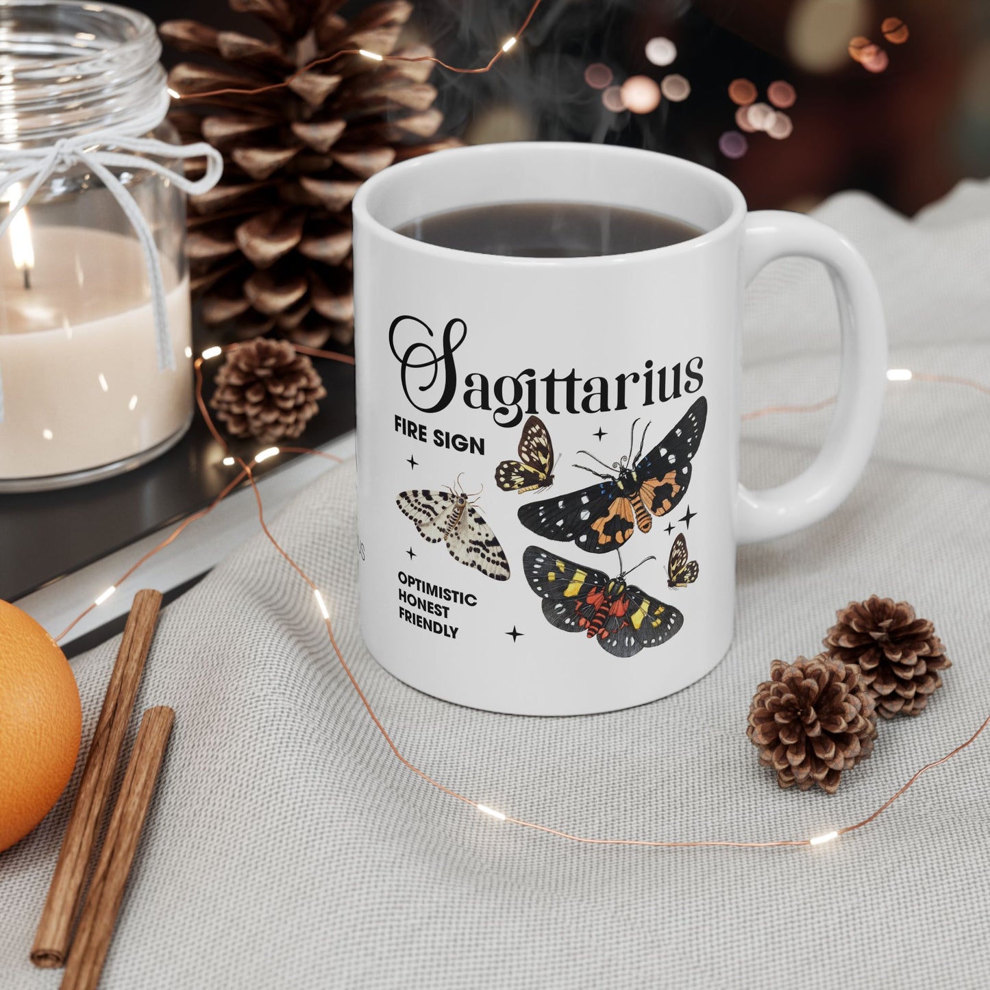 Sagittarius Zodiac Ceramic Mug - Astrology Gifts for Astrology Lovers - 11oz & 15oz Sizes