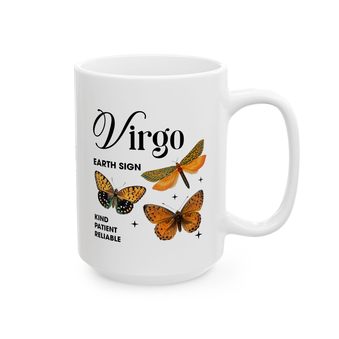 Personalized Virgo Zodiac Ceramic Mug - 11oz & 15oz