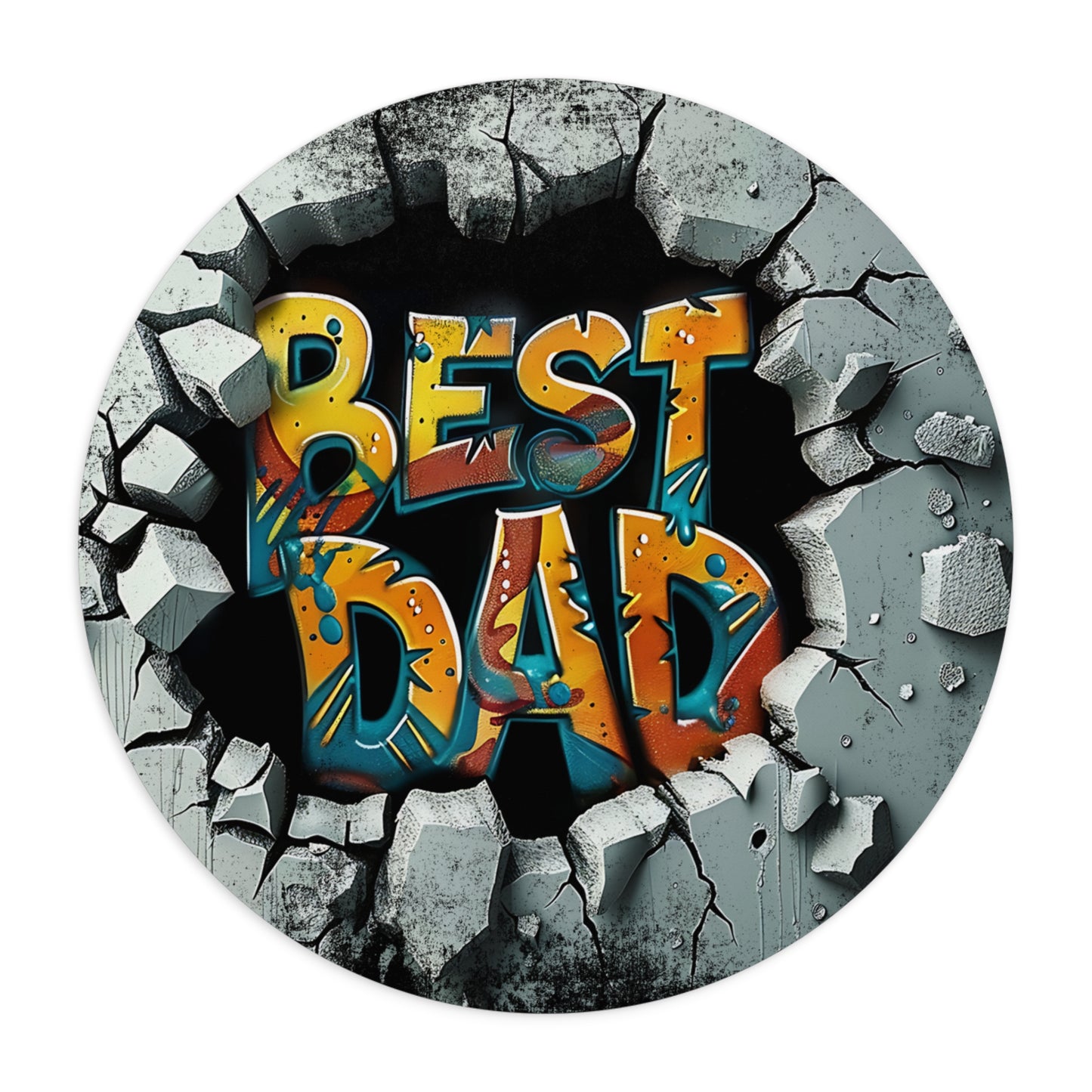 Best Dad Desk Mouse Pad - Unique Gift for Father's Day, Desk Accessory, Gamer Mouse Pad, Office Decor, Personal Touch