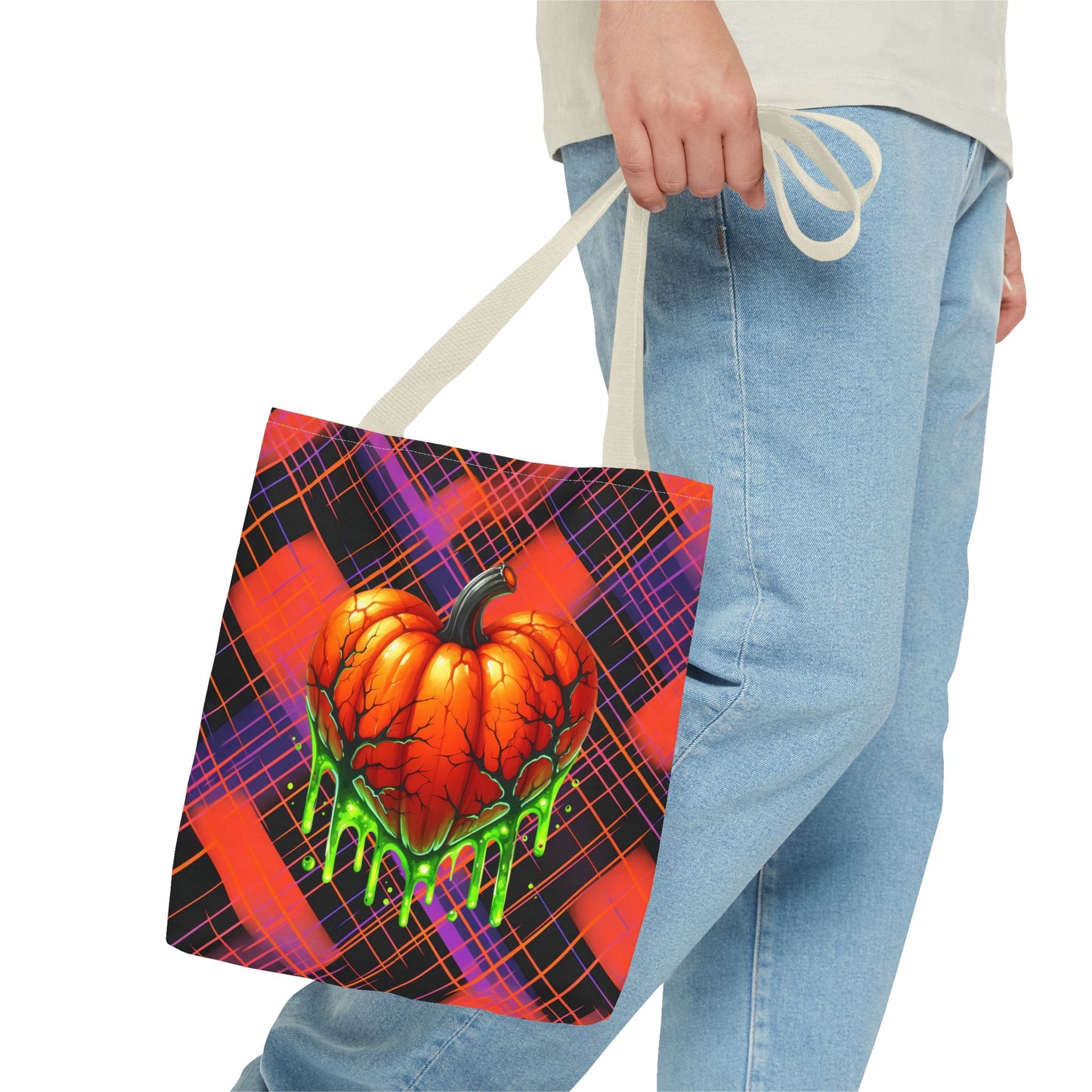 Fashionable Halloween Theme Tote Bag (AOP), Stylish For Everyday, Perfect Tote Bag for Halloween Lovers,  For Anyone