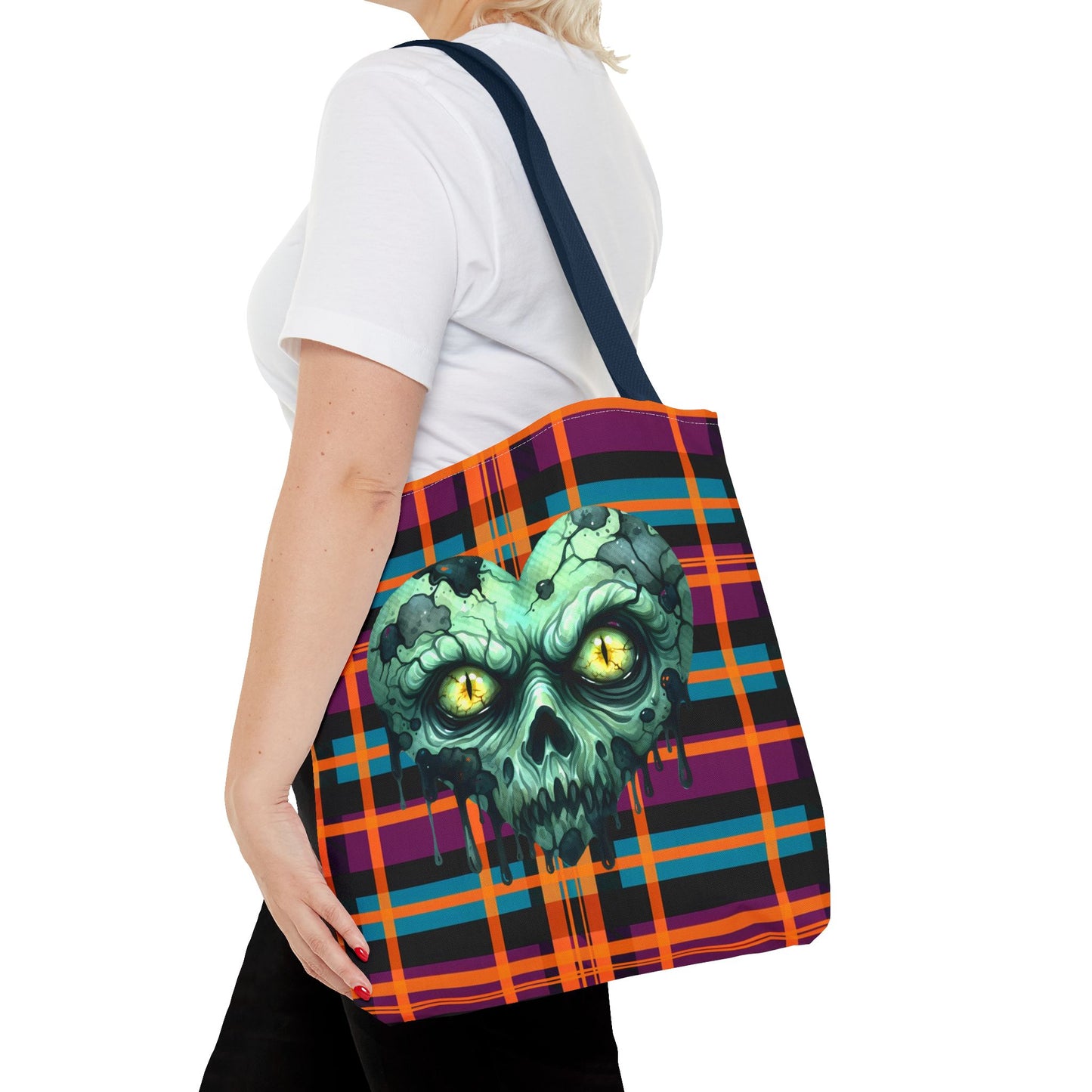 Fashionable Halloween Theme Tote Bag - Stylish Everyday Festive Halloween Lovers Gift