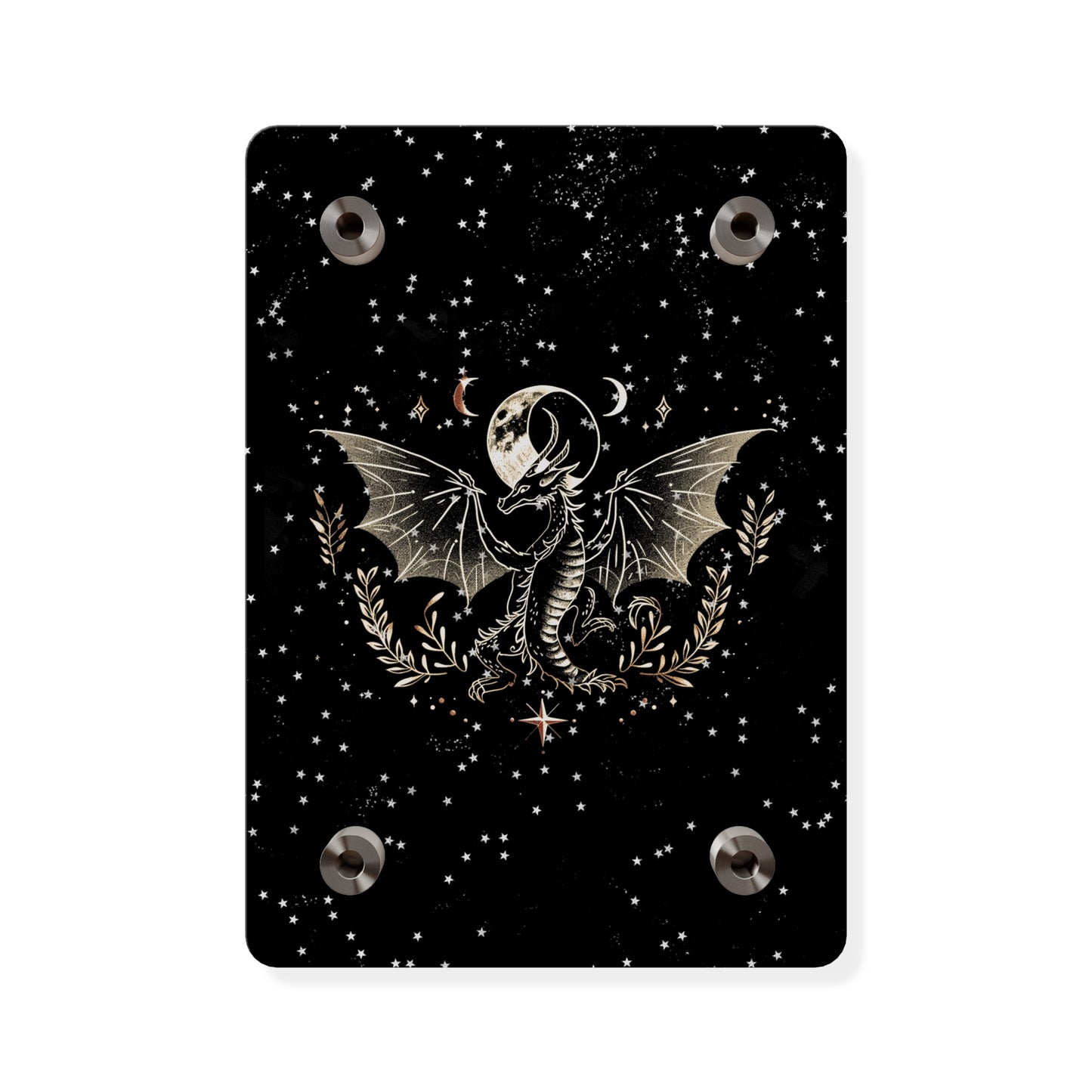 Mystical Dragon Acrylic Wall Art Panel - Celestial Home Decor
