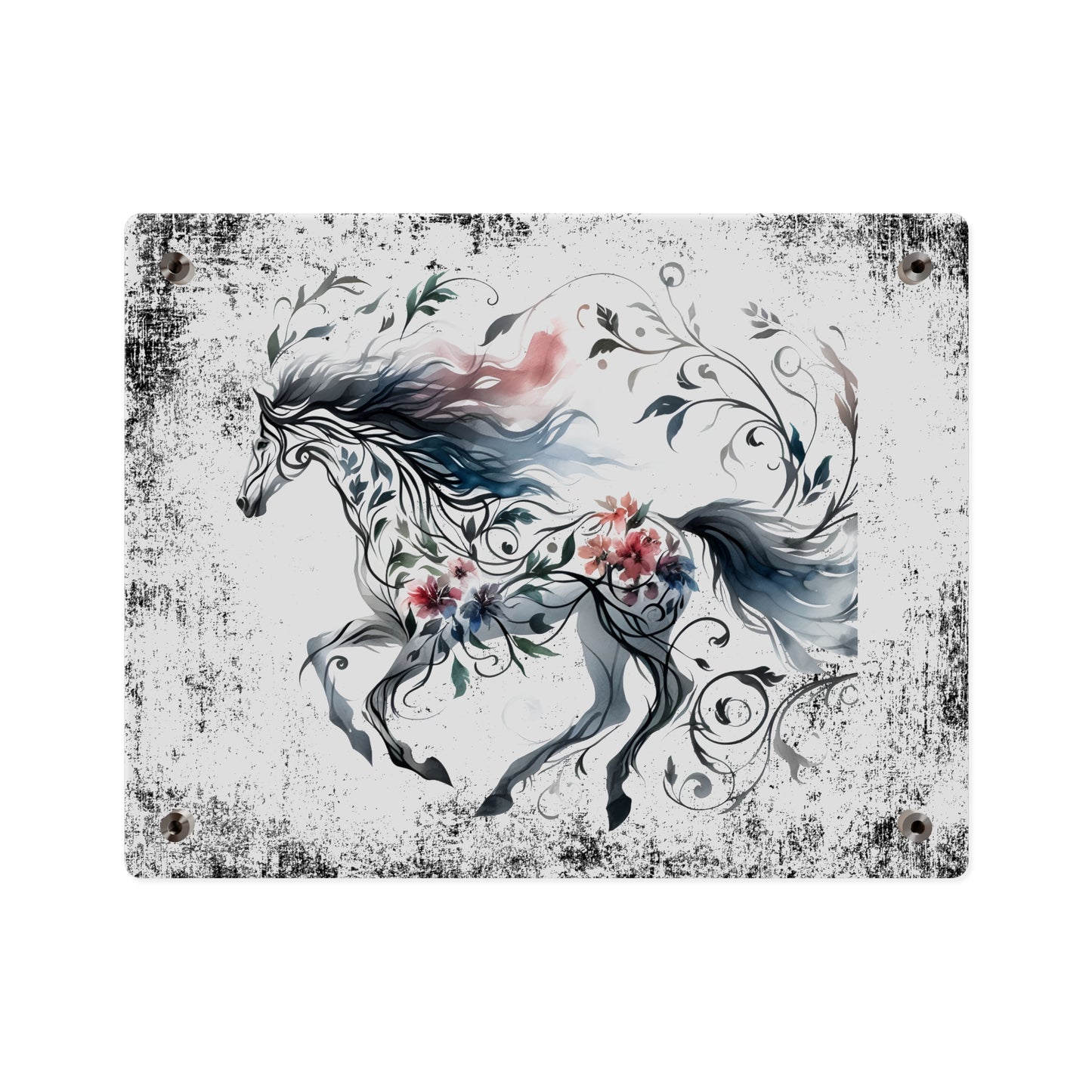 Celestial Horse Acrylic Wall Art Panel - Ethereal Home Decor