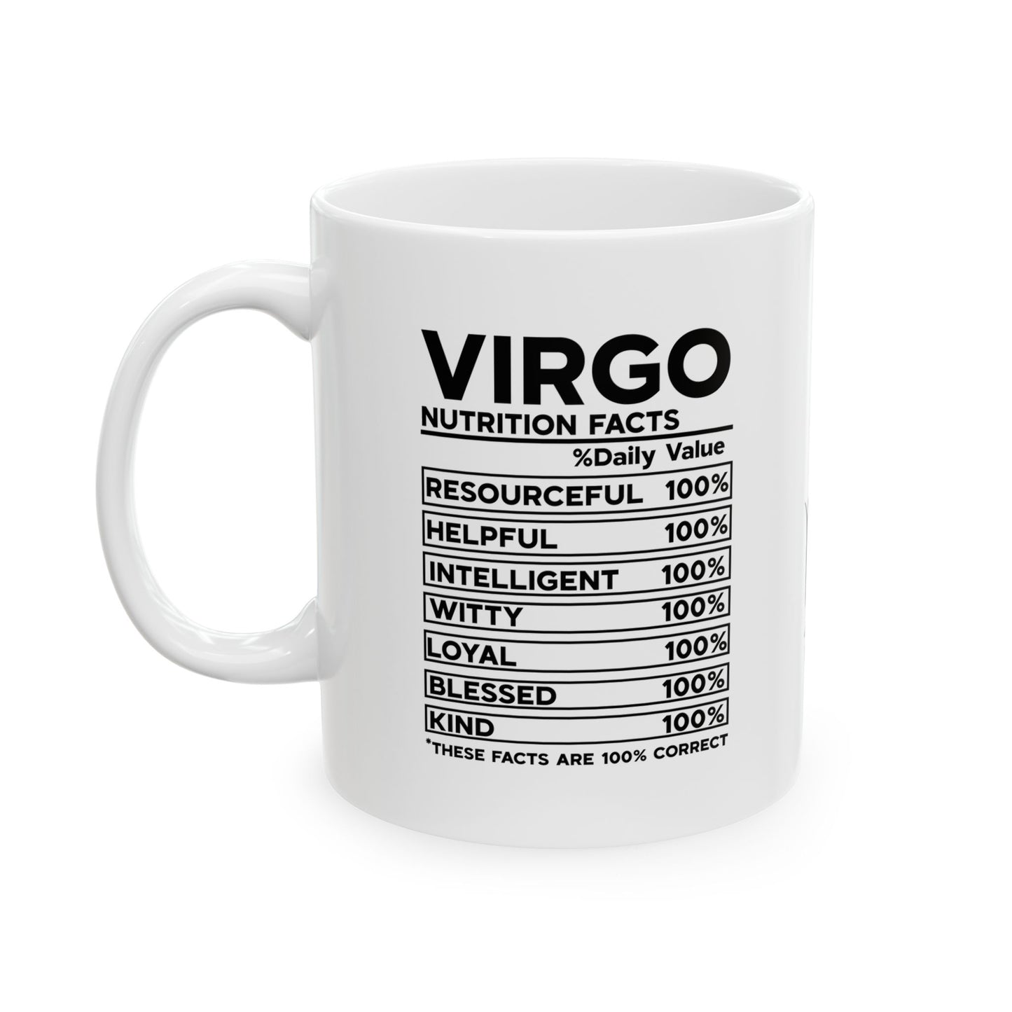 Personalized Virgo Zodiac Ceramic Mug - 11oz & 15oz