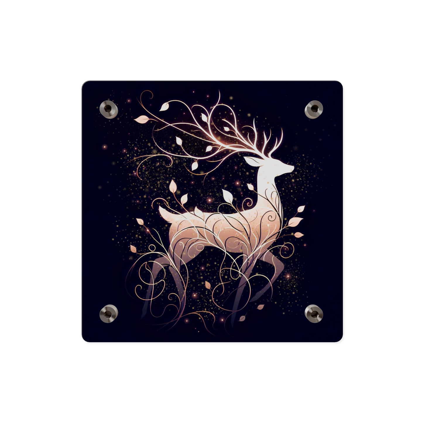 Elegant Deer Acrylic Wall Art Panel - Nature-Inspired Home Decor