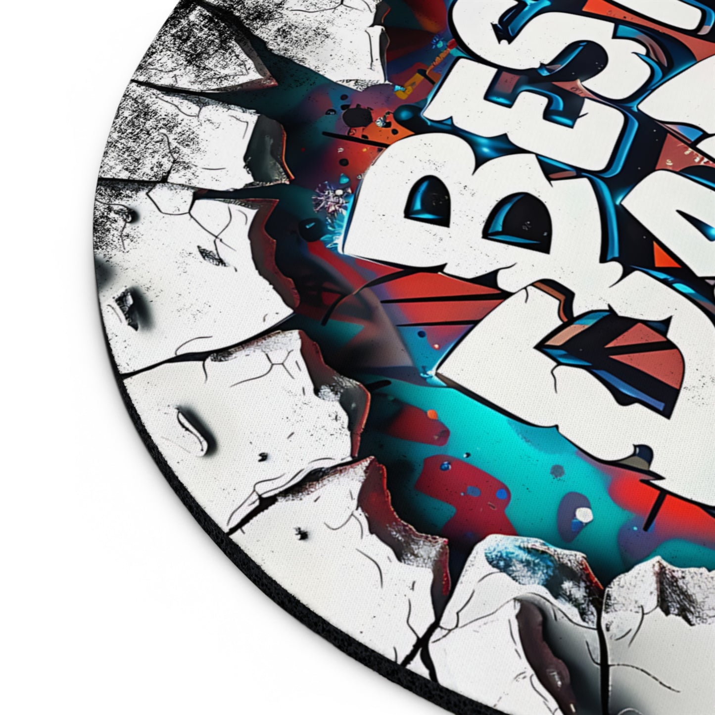 Colorful 'Best Dad' Desk Mouse Pad | Unique Gift for Father's Day, Home Office, Gaming, Desk Accessories, Dad Gift