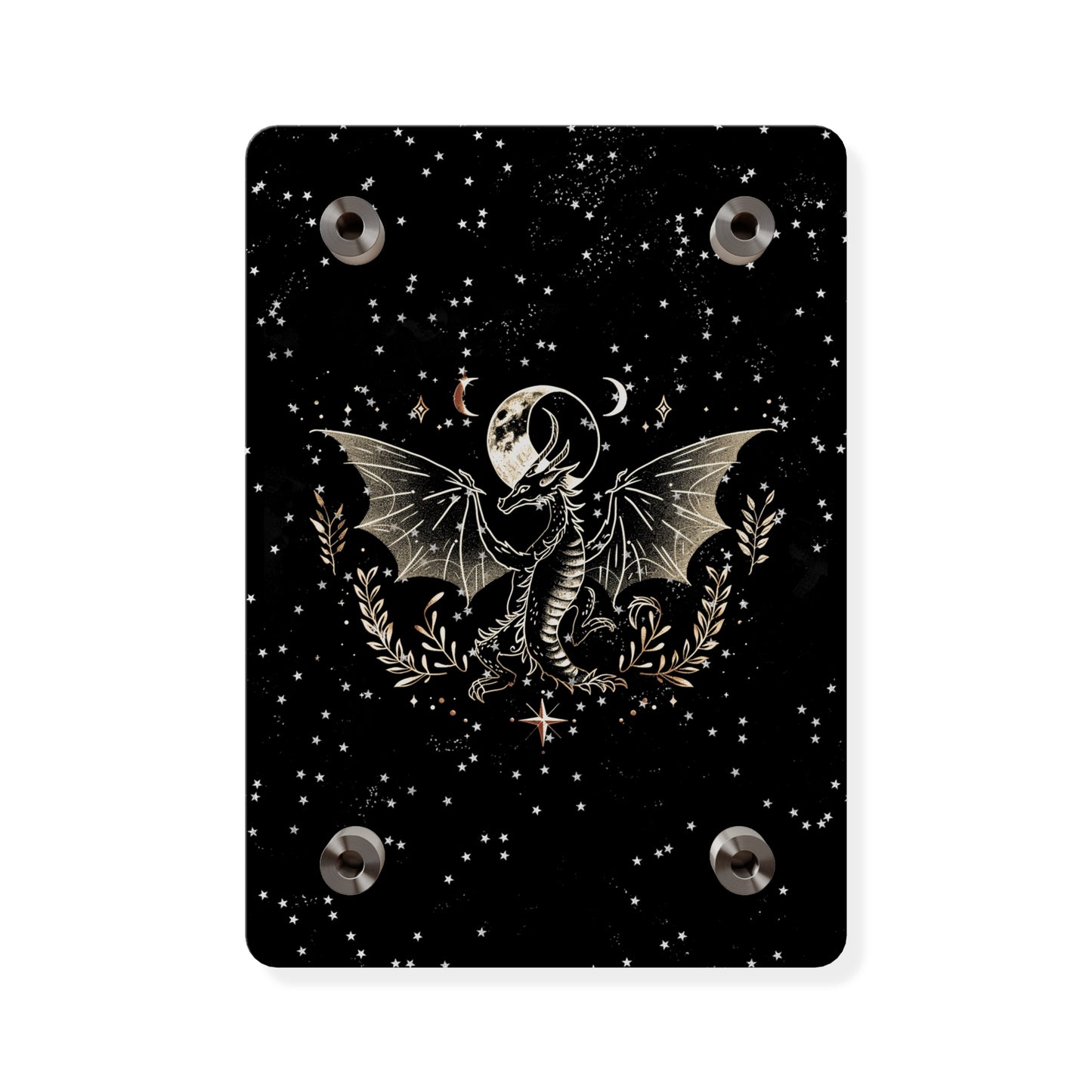 Mystical Dragon Acrylic Wall Art Panel - Celestial Home Decor