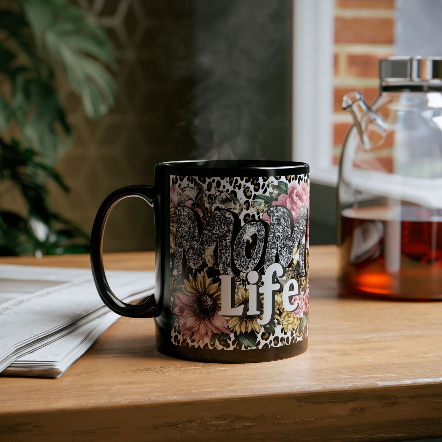 Floral Mom Life Mug, 11oz & 15oz