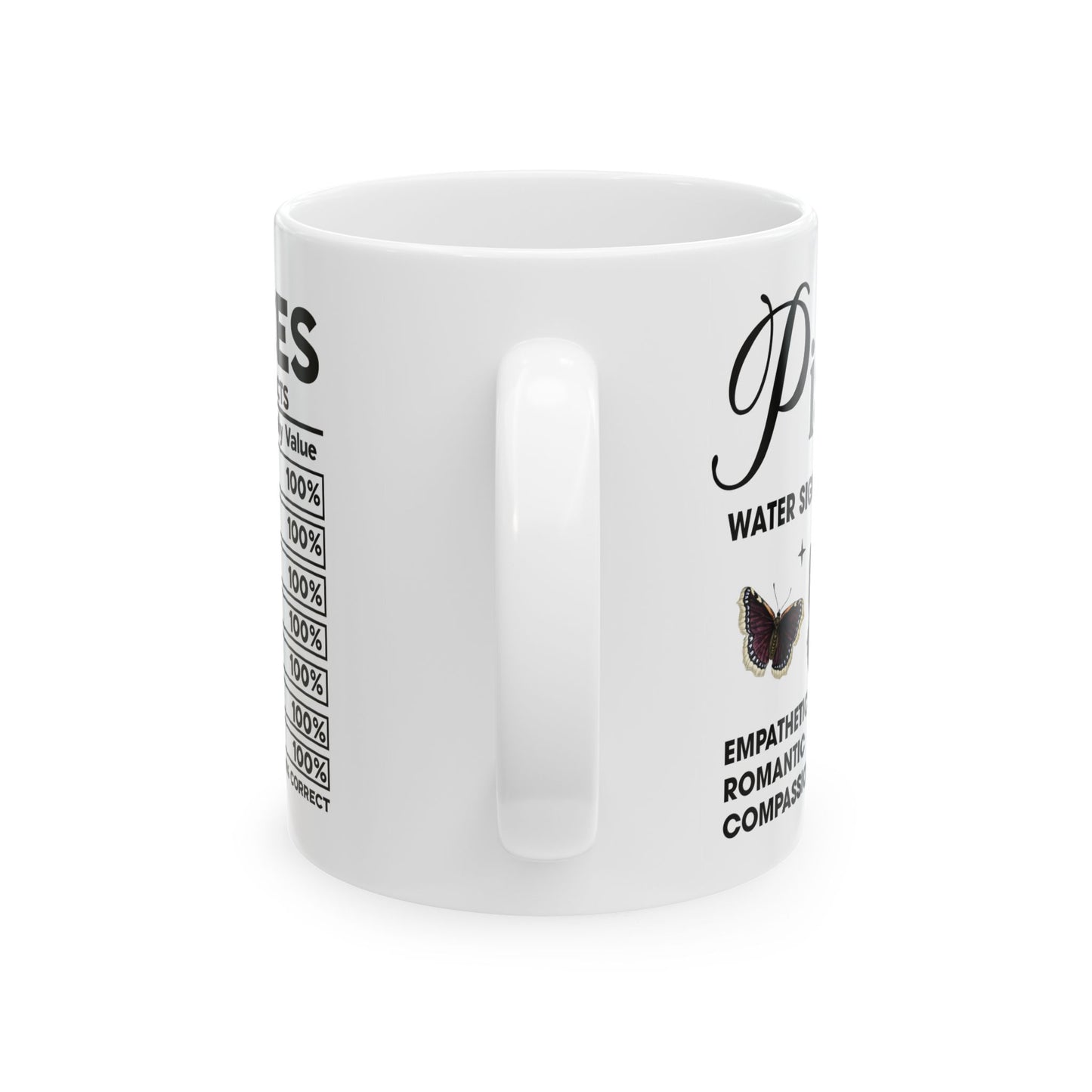 Pisces Zodiac Ceramic Mug (11oz & 15oz) – Astrology Gift for Horoscope Lovers
