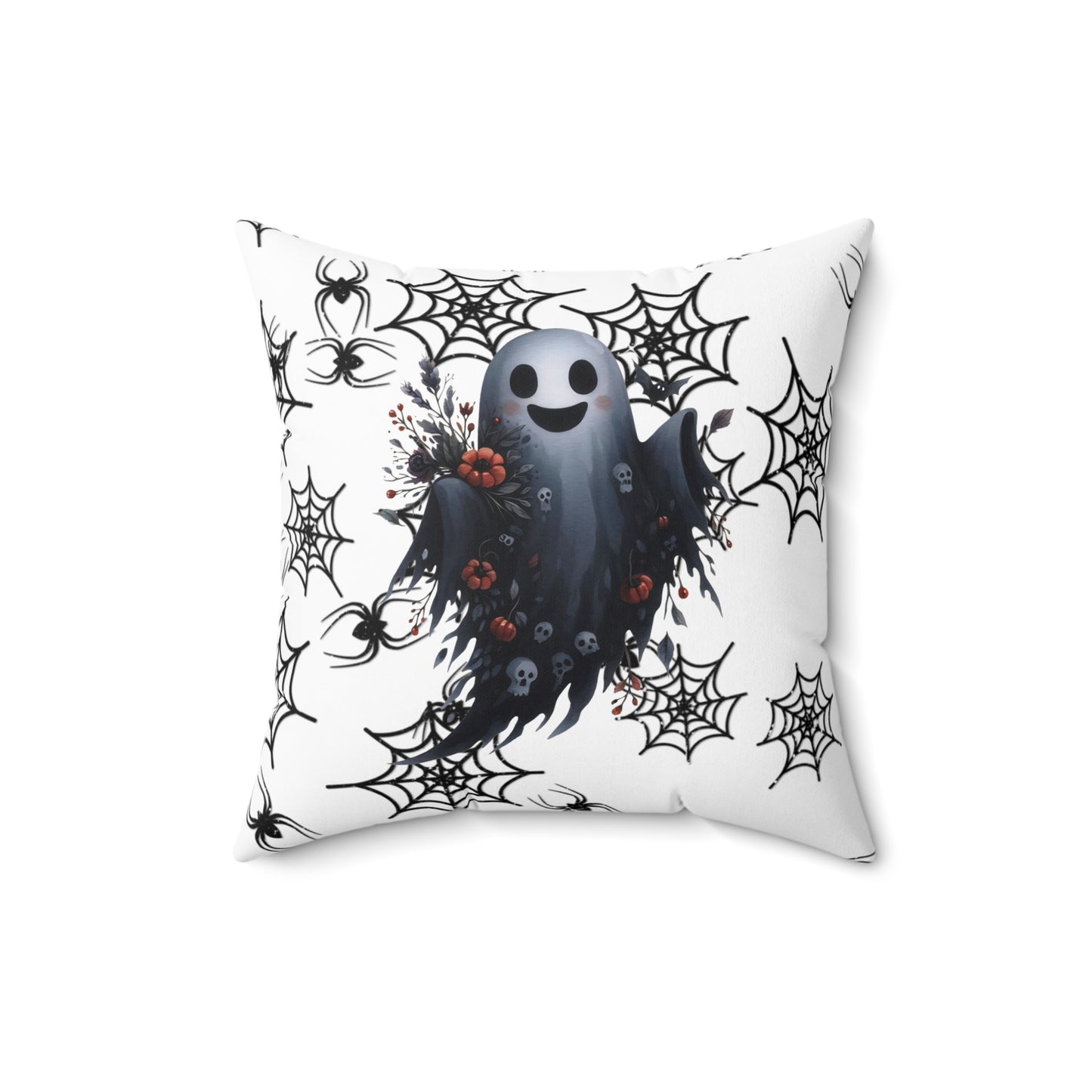 Halloween Ghost Pillow - Spooky Home Decor, Cozy Accent, Trick or Treat, Fall Celebration, Holiday Gift