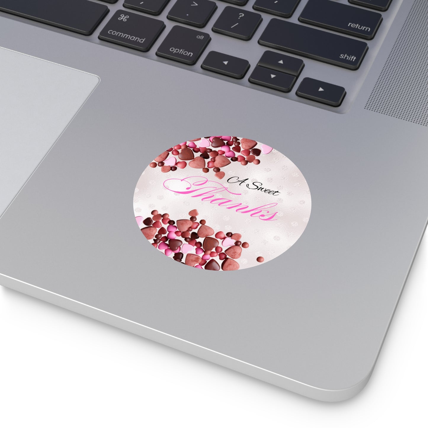 Sweet Heart Round Vinyl Stickers - Perfect For Personalized Wedding Favors, Cute Thank You Stickers, Heart Theme Party Labels, Custom Stickers for [...]