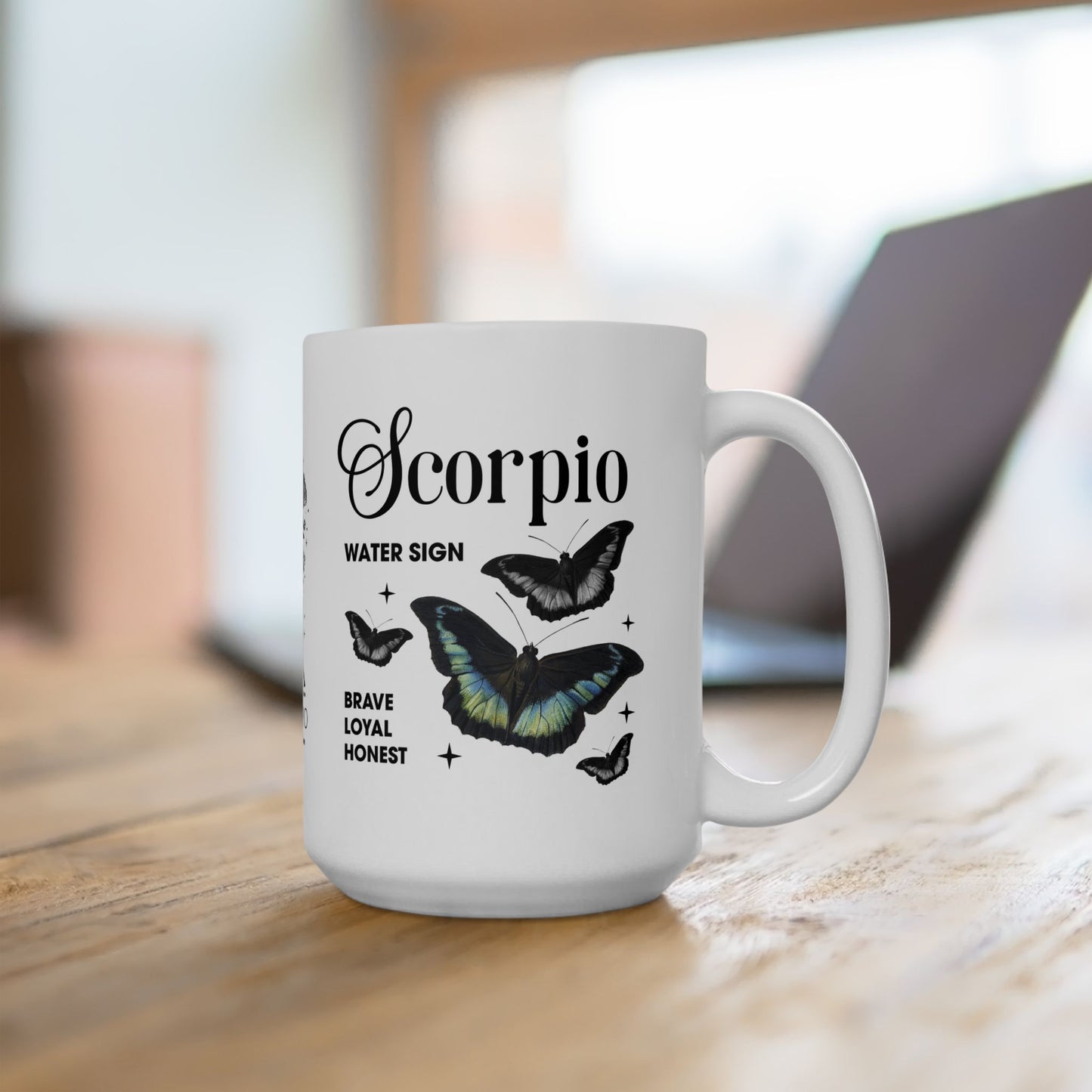 Scorpio Zodiac Ceramic Mug - Astrology Gift for Horoscope Lovers