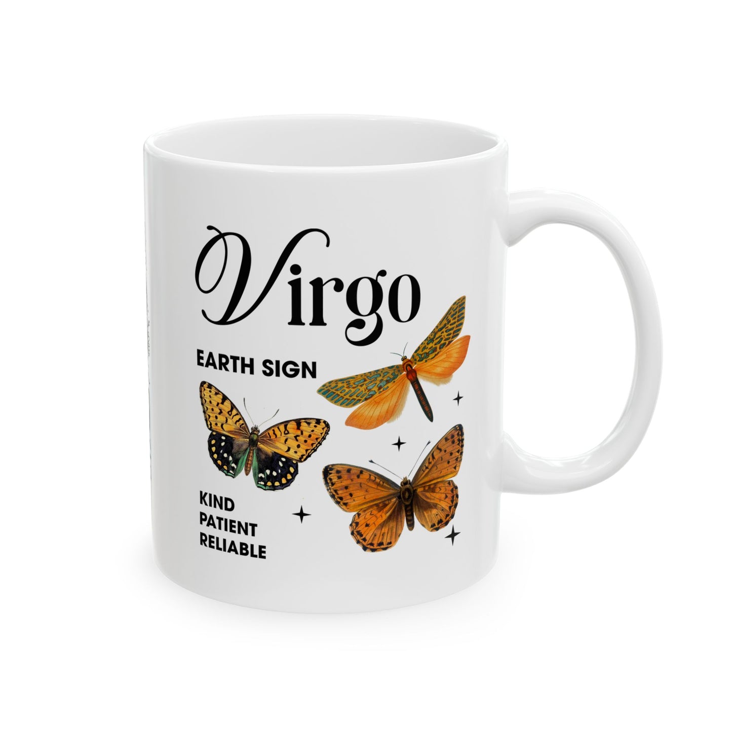 Personalized Virgo Zodiac Ceramic Mug - 11oz & 15oz