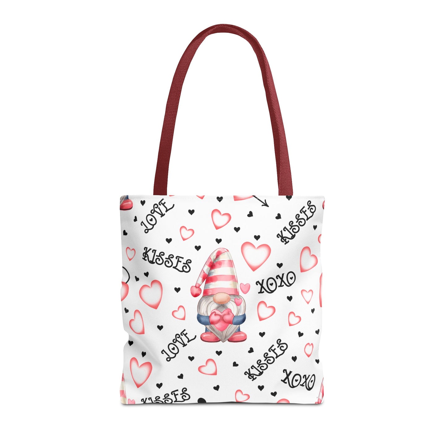 Romantic Love Gnome Tote Bag - Whimsical Valentine Gift for Gnome Lovers