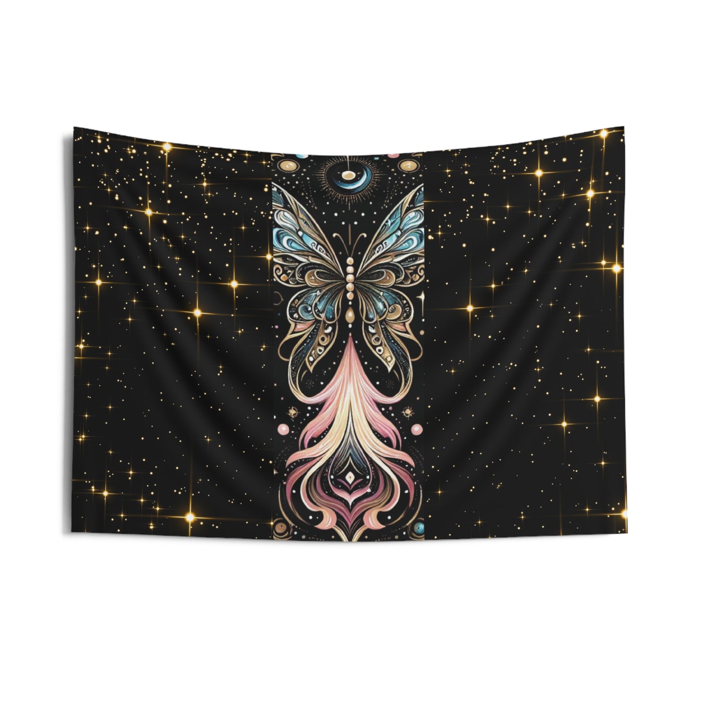 Celestial Butterfly Wall Tapestry - Dreamy Room Decor, Bohemian Wall Art, Unique Gift, Magical Home Decoration, Stunning Bedroom Accent