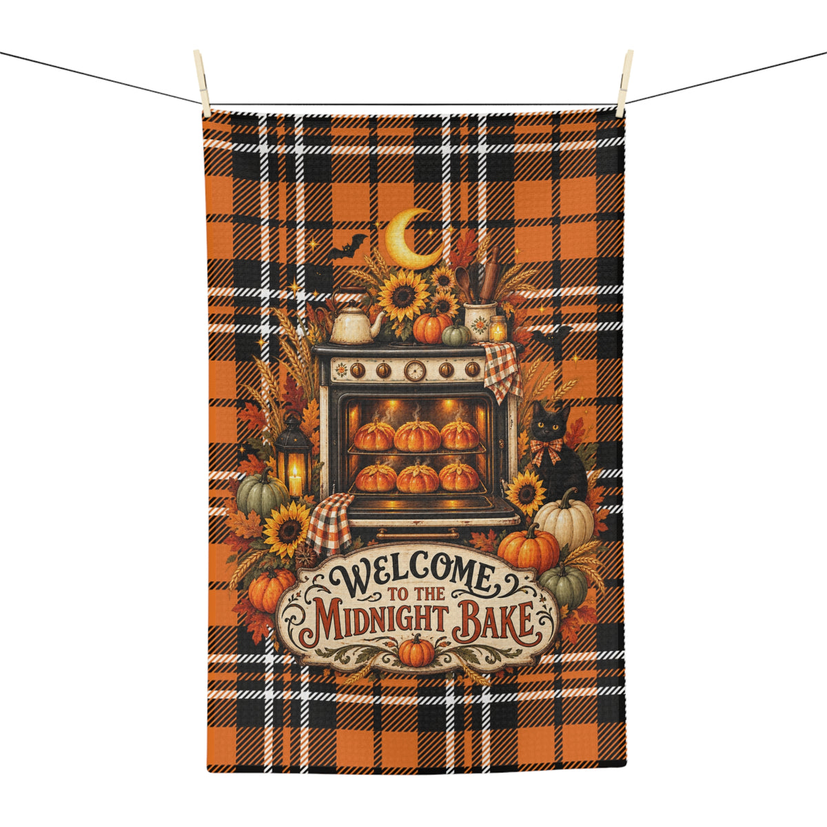 Welcome to the Midnight Bakery Autumn Tea Towel