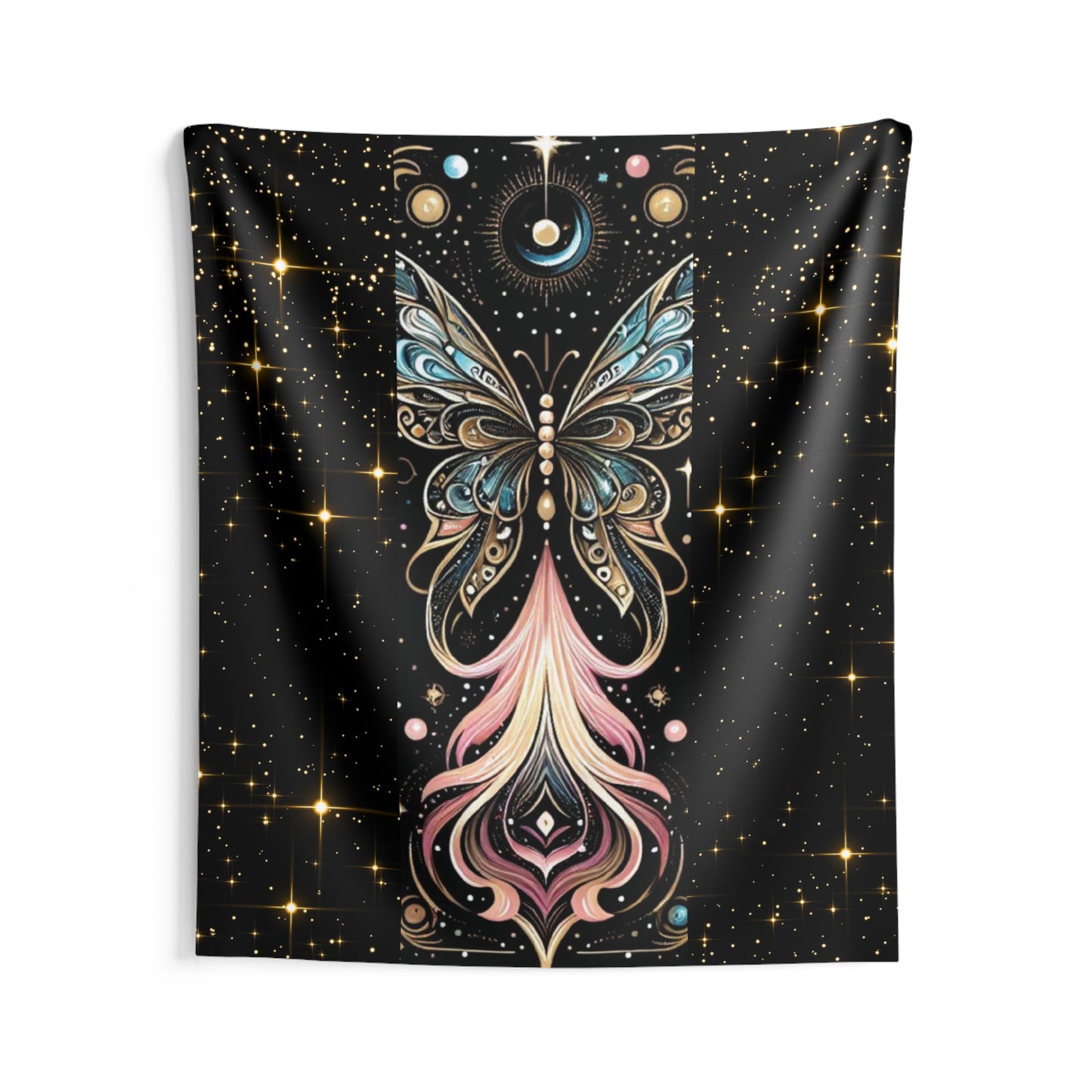 Celestial Butterfly Wall Tapestry - Dreamy Room Decor, Bohemian Wall Art, Unique Gift, Magical Home Decoration, Stunning Bedroom Accent