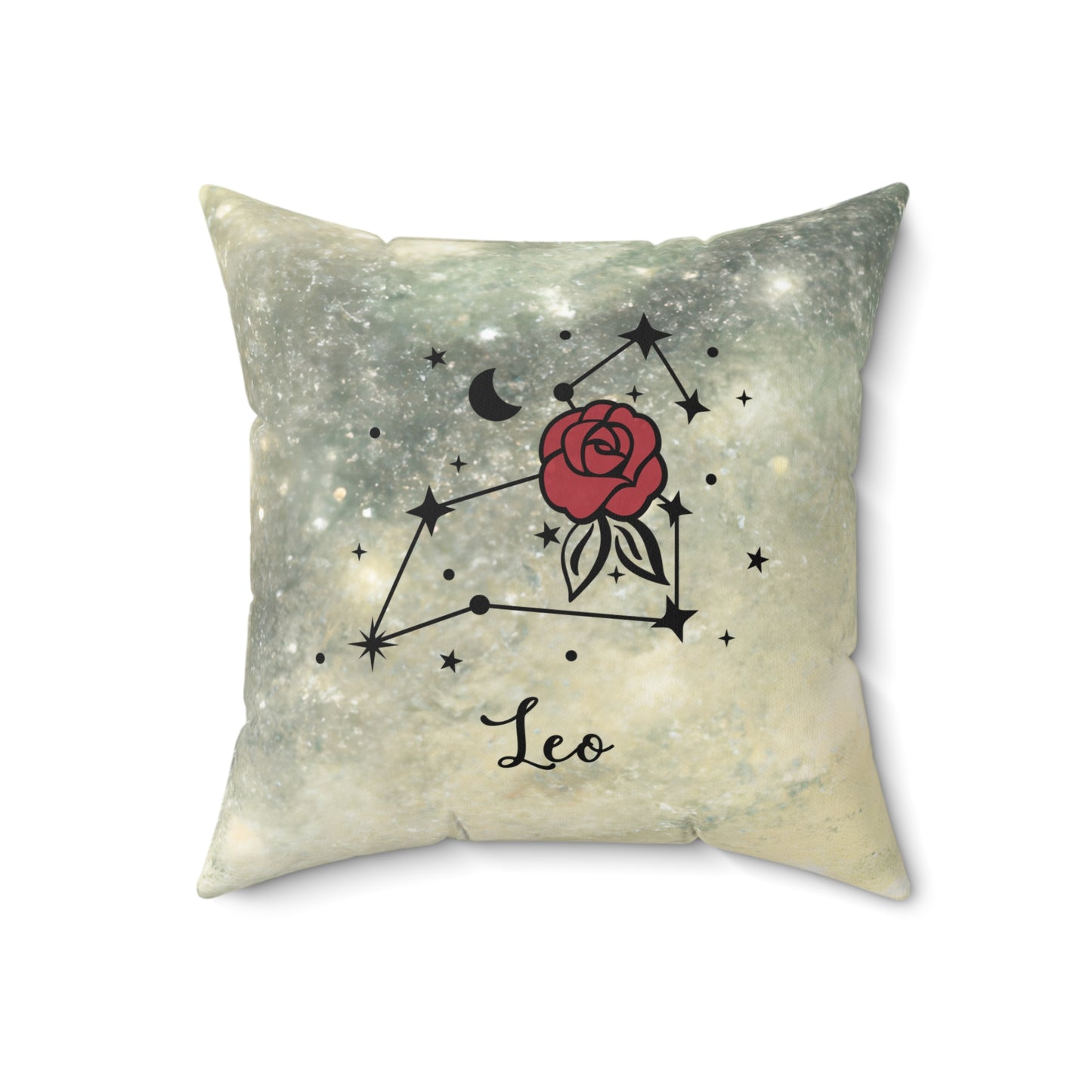 Leo Zodiac Constellation Pillow, Astrology Decor, Star Sign Gift, Home Accent, Birthday Gift, Unique Zodiac Throw Pillow