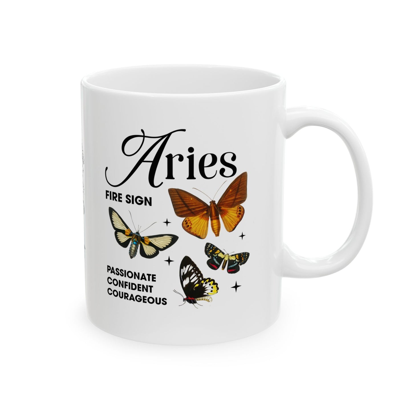 Zodiac Aries Ceramic Coffee Mug (11oz, 15oz) - Astrology Gift for Star Sign Lovers