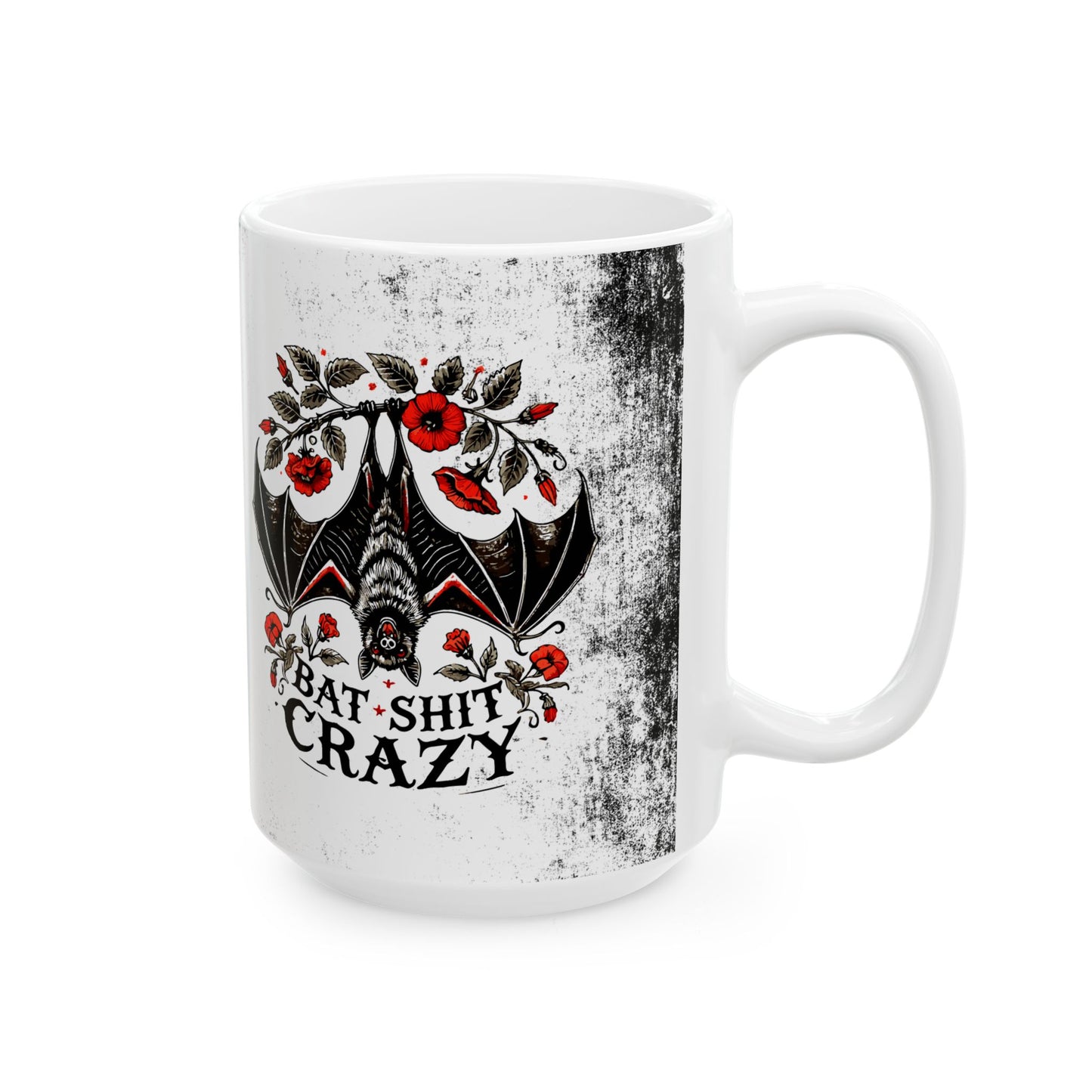 Ceramic Mug - "Baby, I'm Bat Crazy" - Gothic Coffee Mug (11oz, 15oz)
