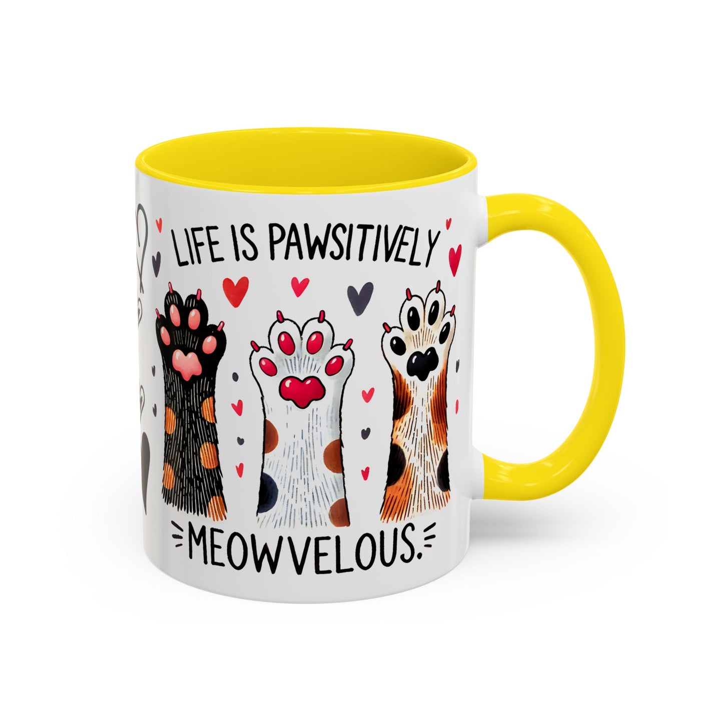 Coffee Mug - Humorous Stylish Cat Saying Mug, Gift Mug for Cat Lovers, Animal Lover Gift Idea, Housewarming Gift
