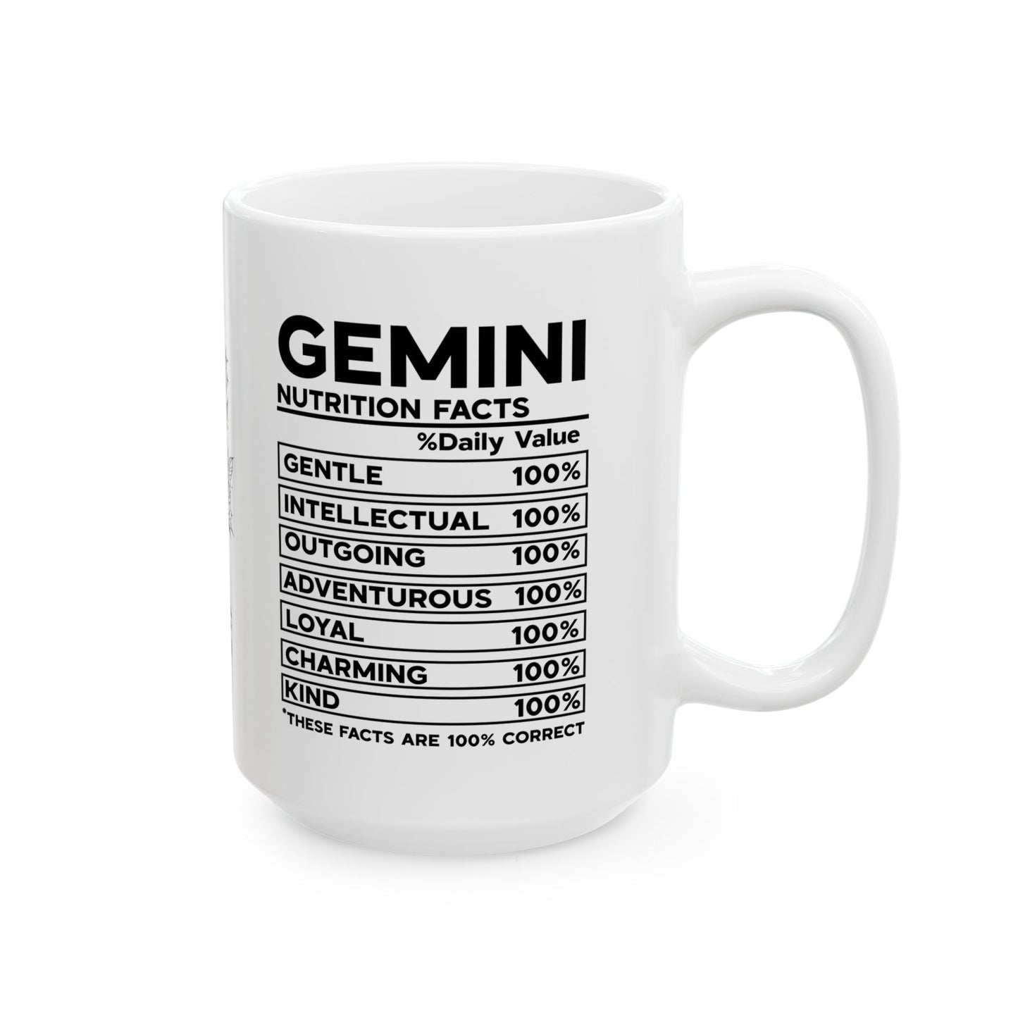 Gemini Zodiac Ceramic Mug – 11oz & 15oz – Astrology Gift for Star Sign Lovers