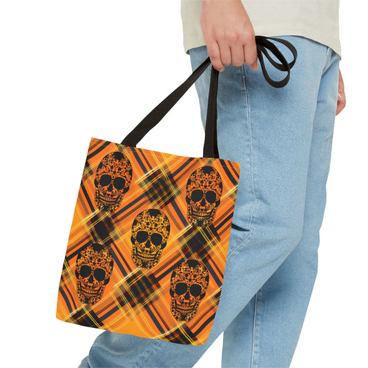 Fashionable Halloween Theme Tote Bag (AOP), Stylish and Festive for Everyday, Perfect for Halloween Lovers, For Anyone