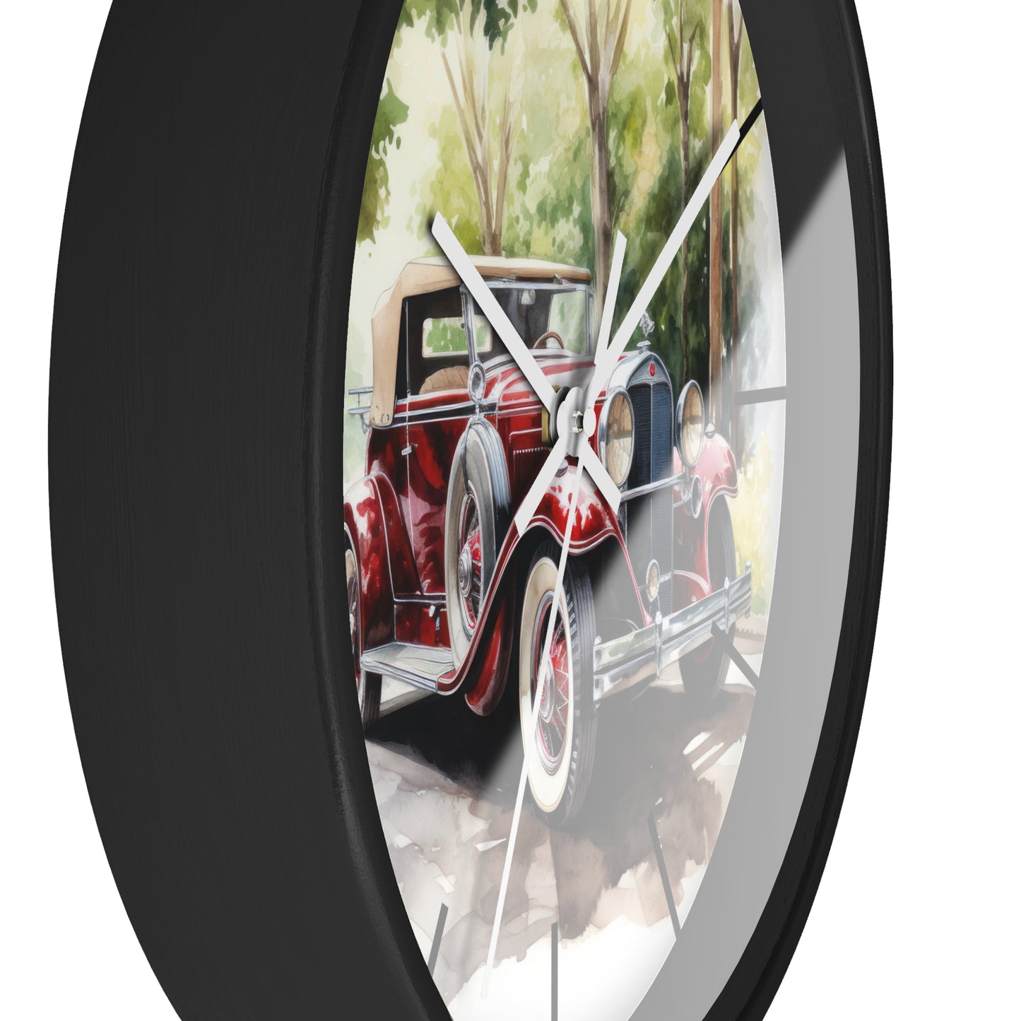 Classic Car Wall Clock - Vintage Automotive Home Office Decor