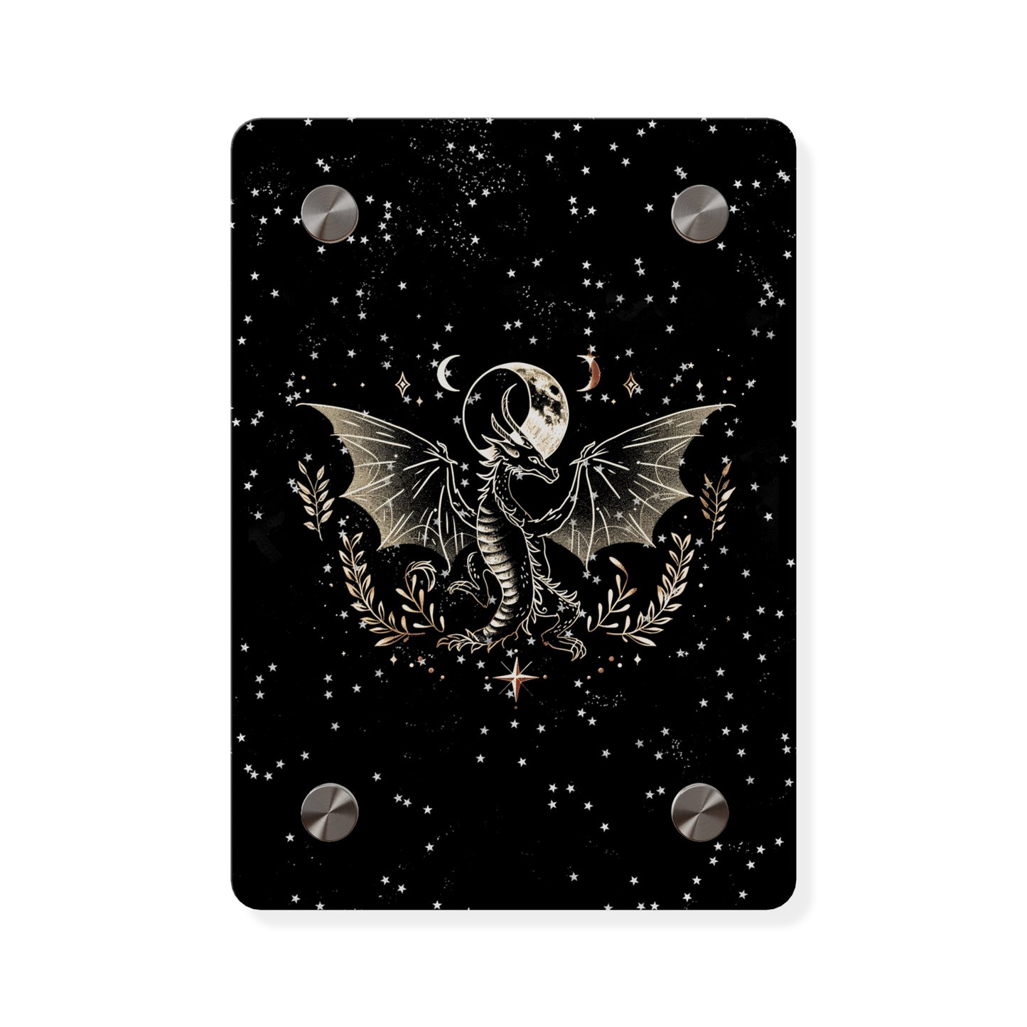 Mystical Dragon Acrylic Wall Art Panel - Celestial Home Decor