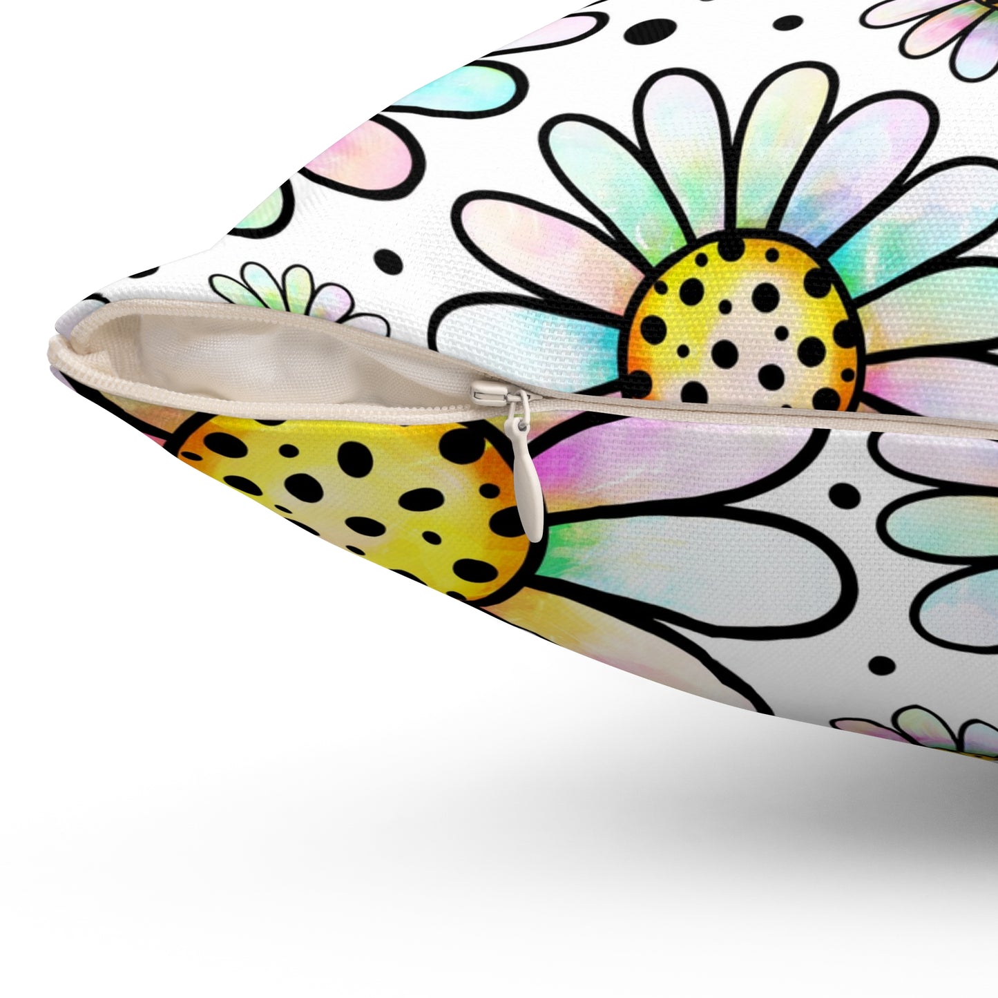 Cute Flower Pillow - Throw Cushion for Kids Room, Animal Decor, Gift for Her, Nursery, Home Accents