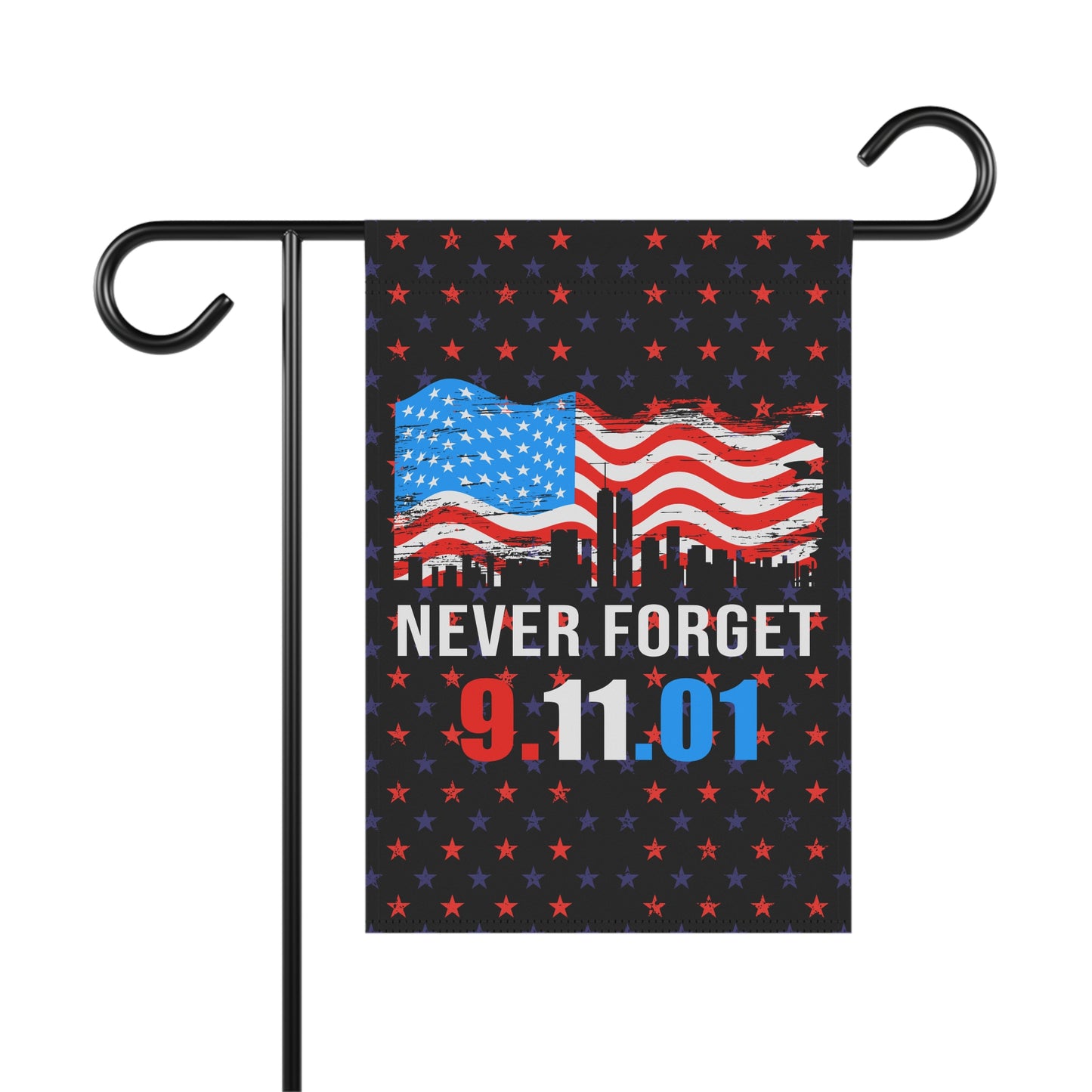 Patriotic Garden Flag - Never Forget 9/11 Banner, Memorial Decor, Outdoor Flag, Independence Day Decoration, American Home Accessories