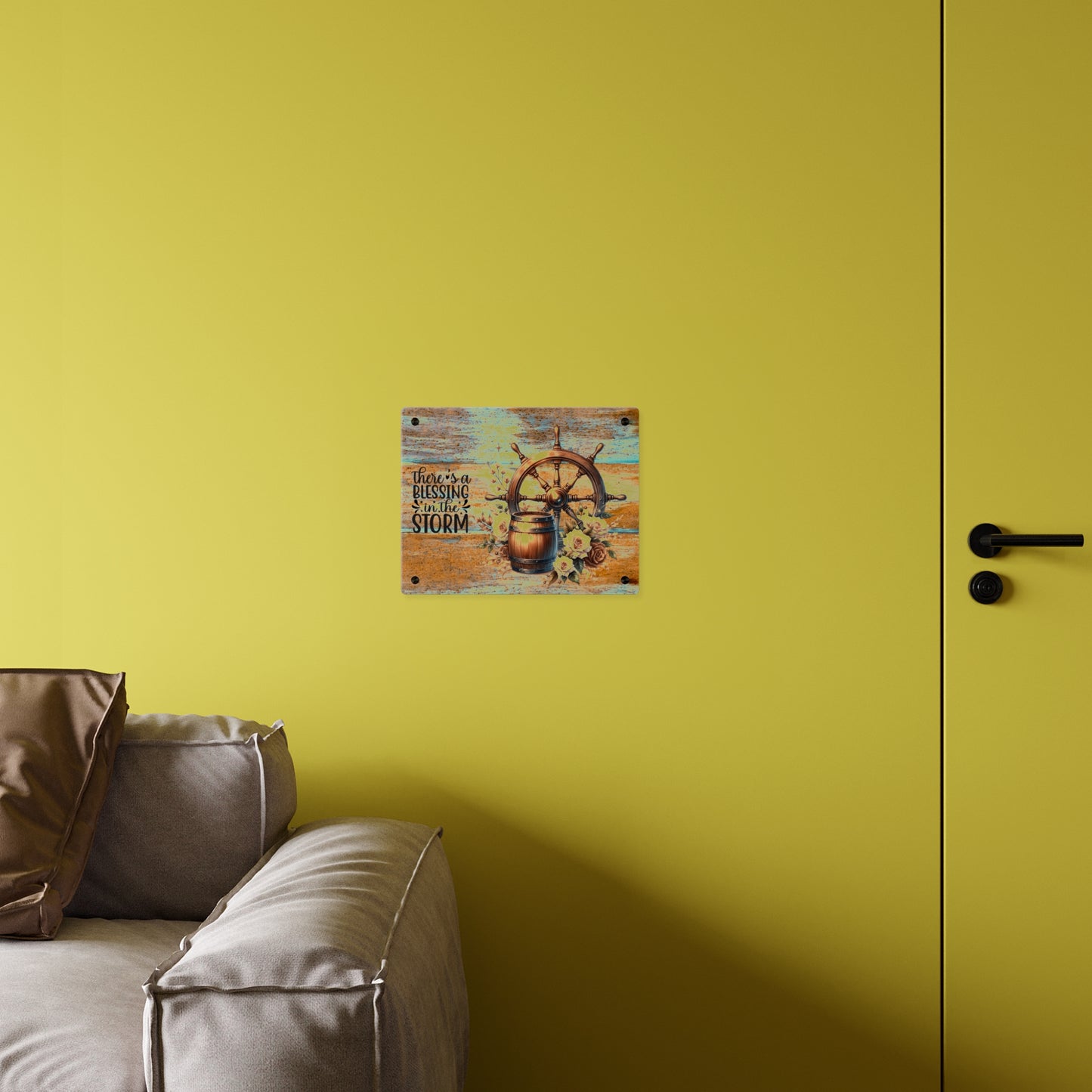 Nautical Blessings Acrylic Wall Art Panel - Inspiring Home Decor