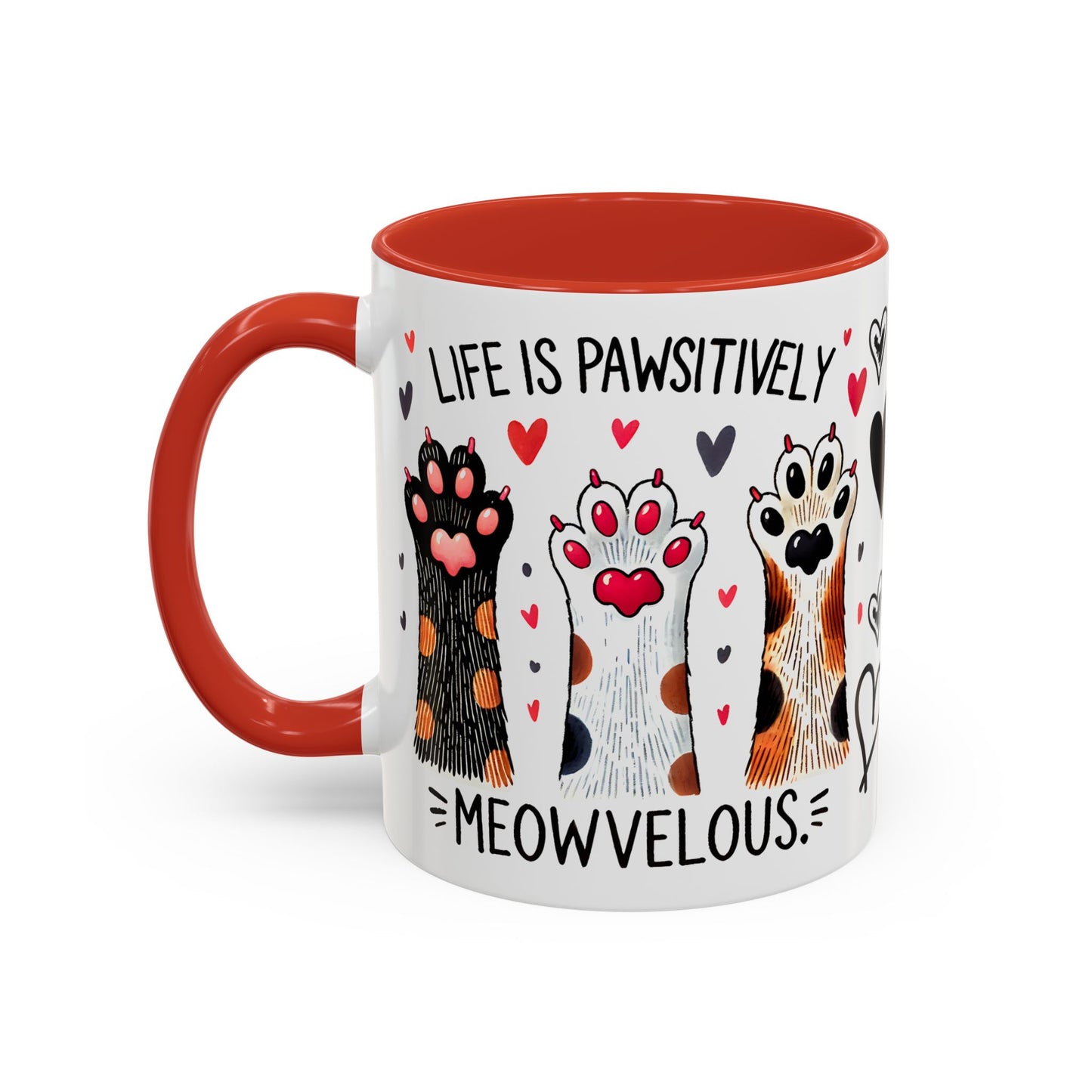 Coffee Mug - Humorous Stylish Cat Saying Mug, Gift Mug for Cat Lovers, Animal Lover Gift Idea, Housewarming Gift