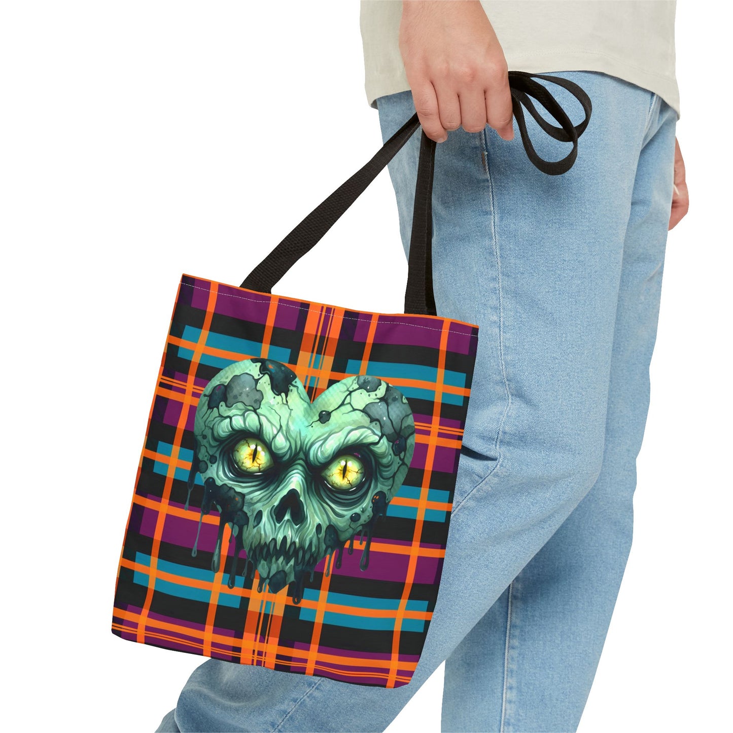 Fashionable Halloween Theme Tote Bag - Stylish Everyday Festive Halloween Lovers Gift