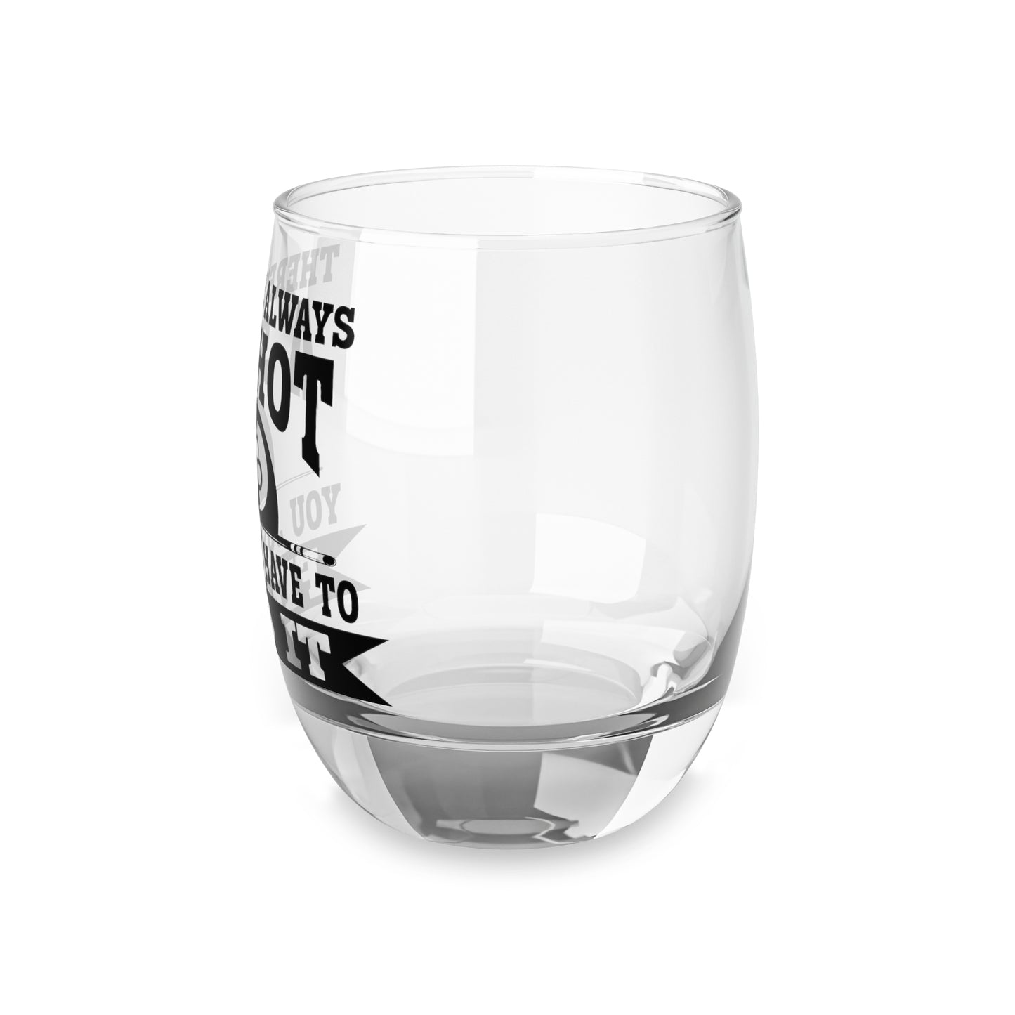 Billiards Whiskey Glass 6oz - "There's Always a Shot, You Just Have to Find It" Engraved Bar Glass