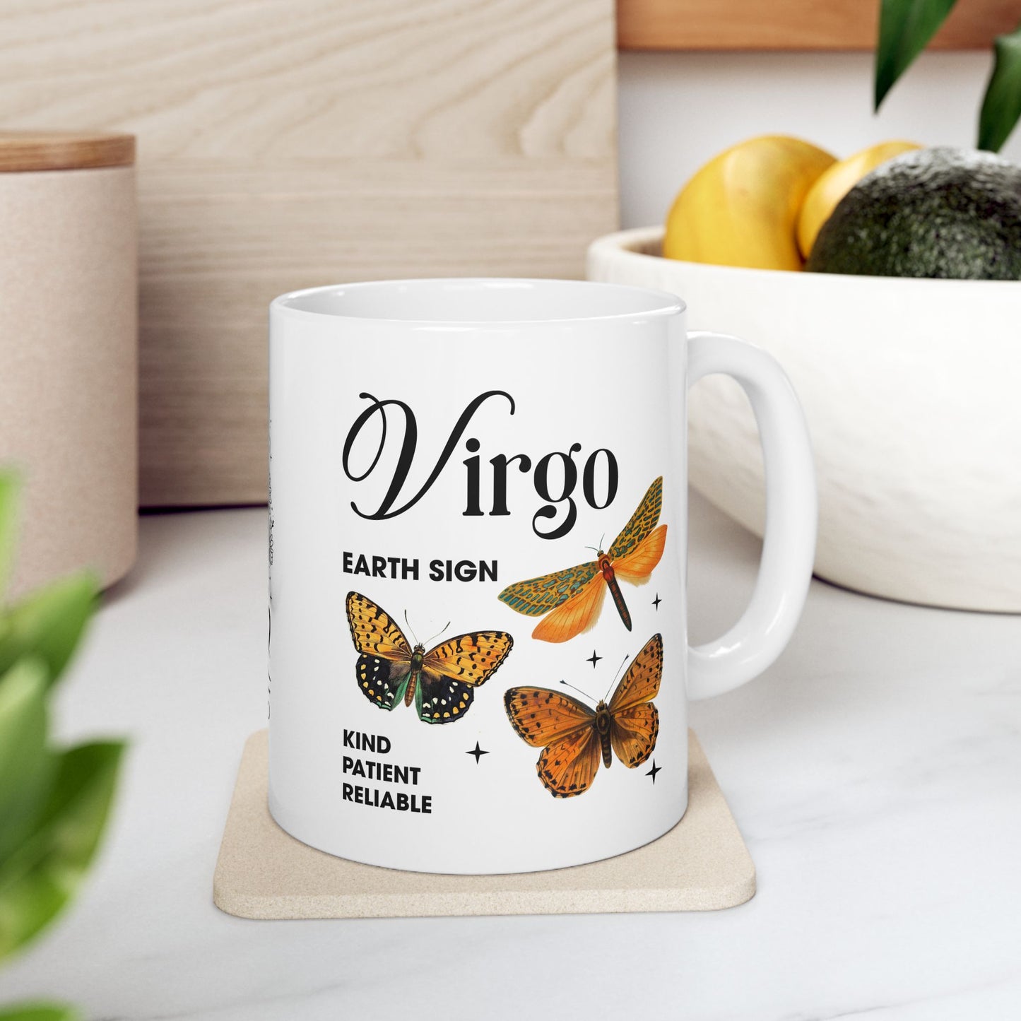 Personalized Virgo Zodiac Ceramic Mug - 11oz & 15oz