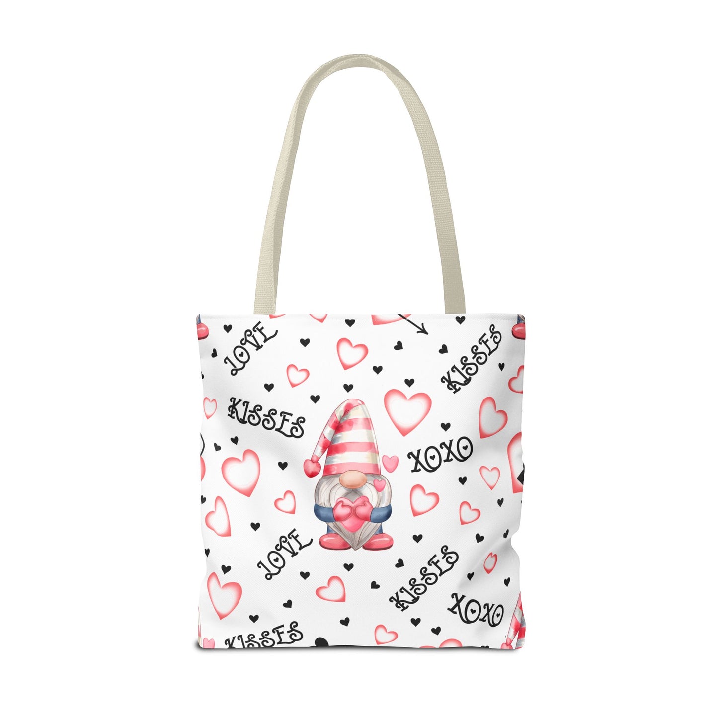Romantic Love Gnome Tote Bag - Whimsical Valentine Gift for Gnome Lovers
