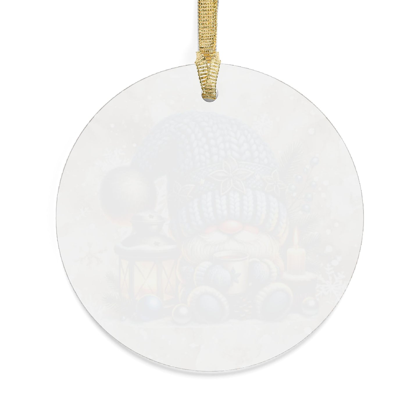 Cozy Christmas Gnome Acrylic Ornaments - Perfect for Holiday Decor & Gift Giving