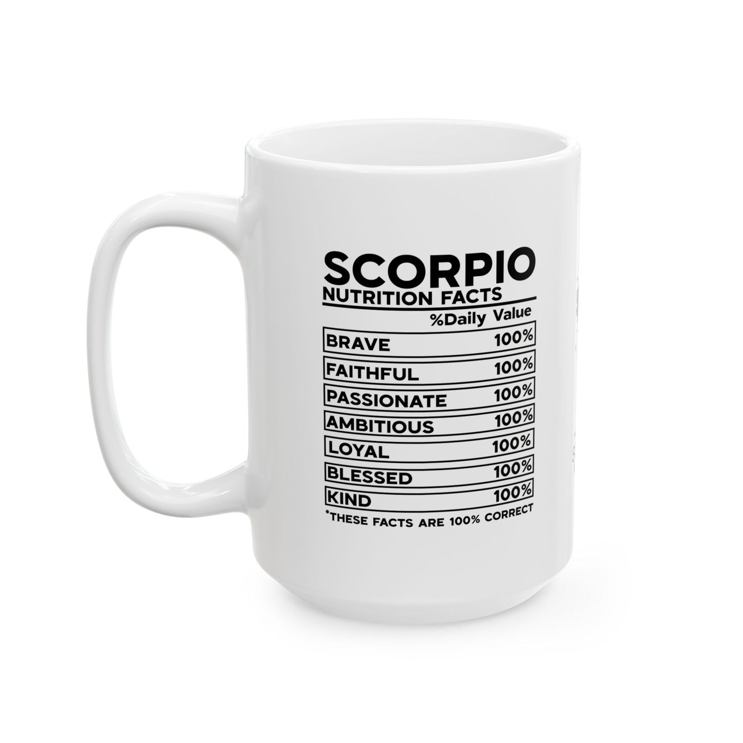 Scorpio Zodiac Ceramic Mug - Astrology Gift for Horoscope Lovers