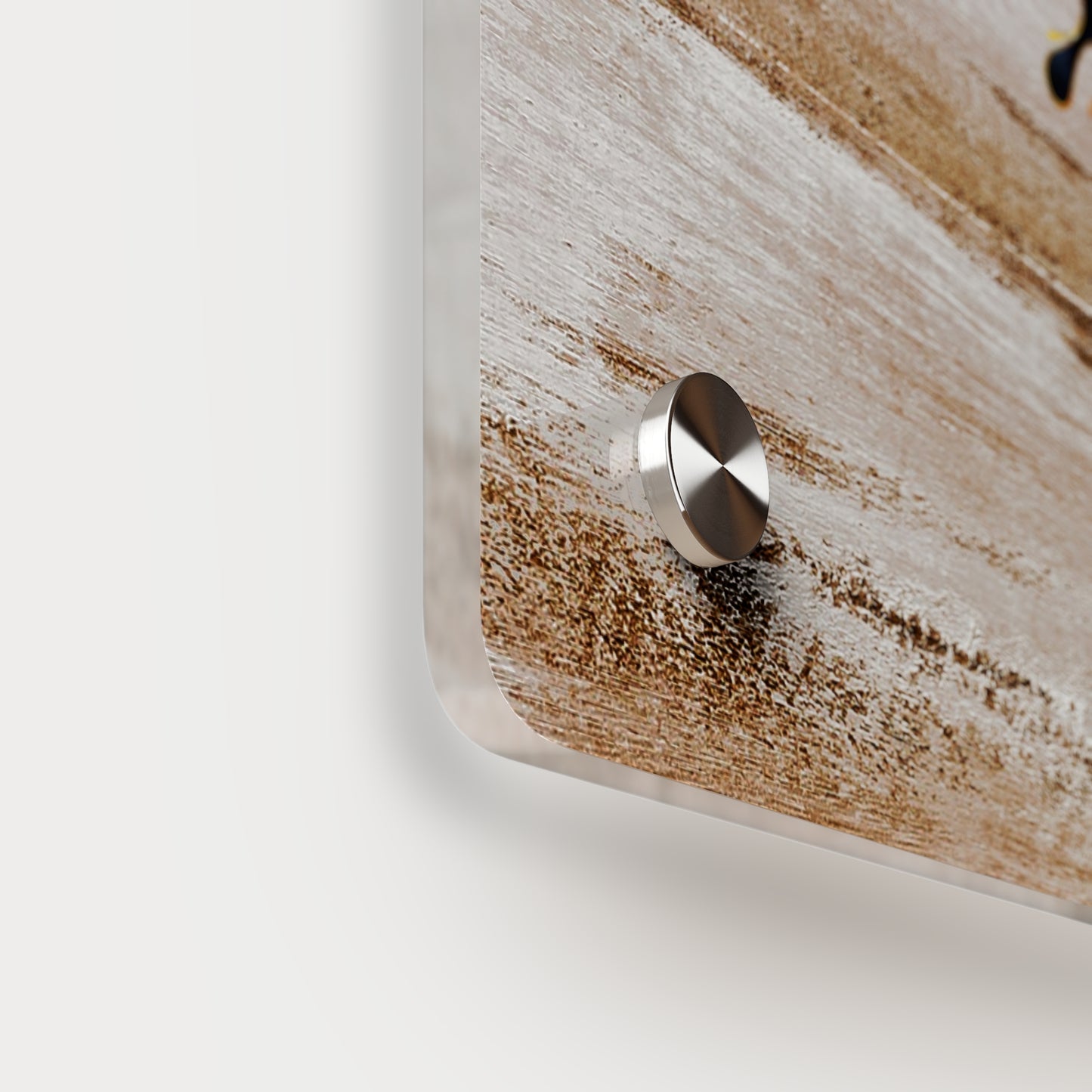 Acrylic Wall Art Panel - Inspirational Quote "Strong is the New Beautiful" Wall Decor