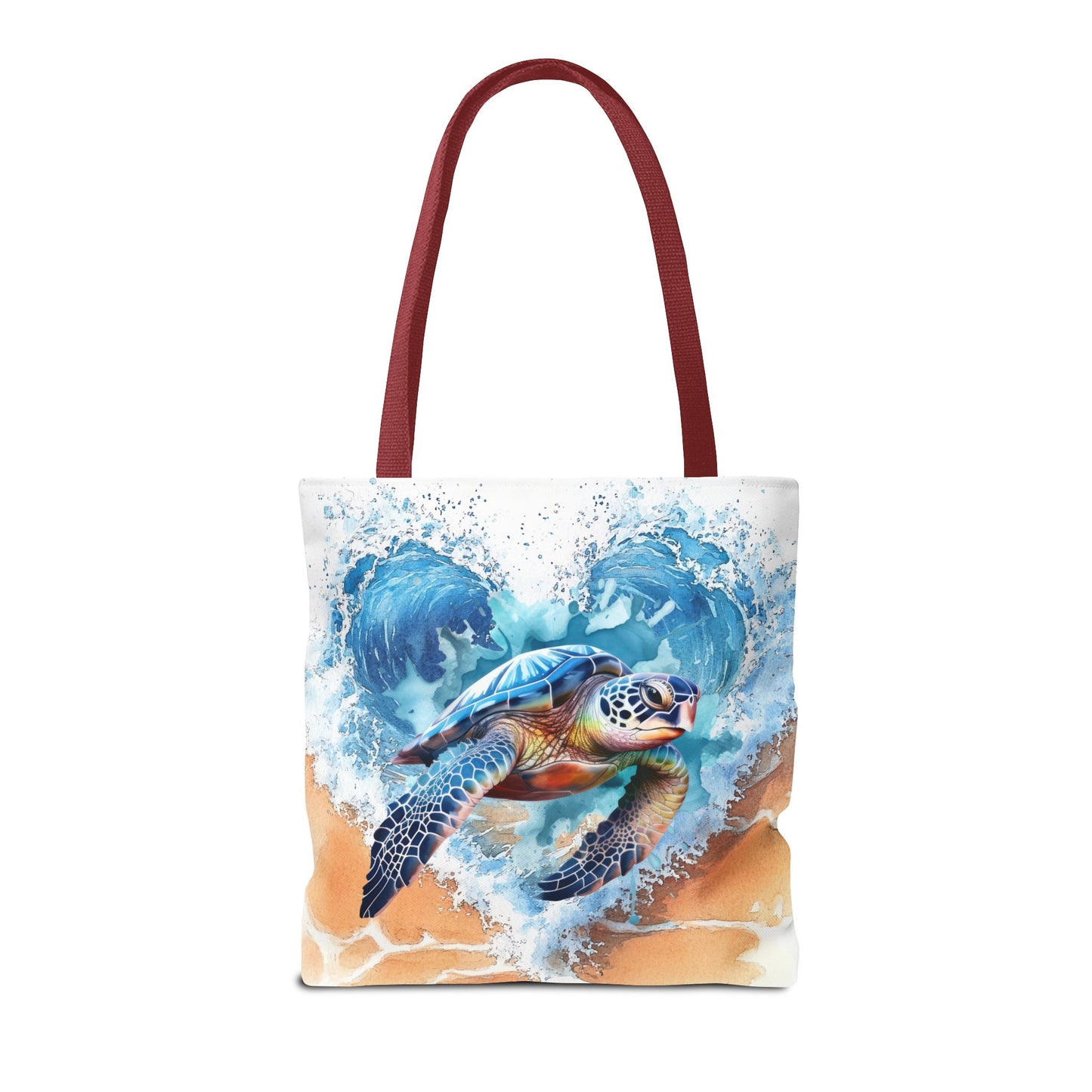Ocean Turtle Tote Bag - Eco-Friendly, Beach Vibes, Summer Gift, Sea Life Accessory, Environmental Awareness