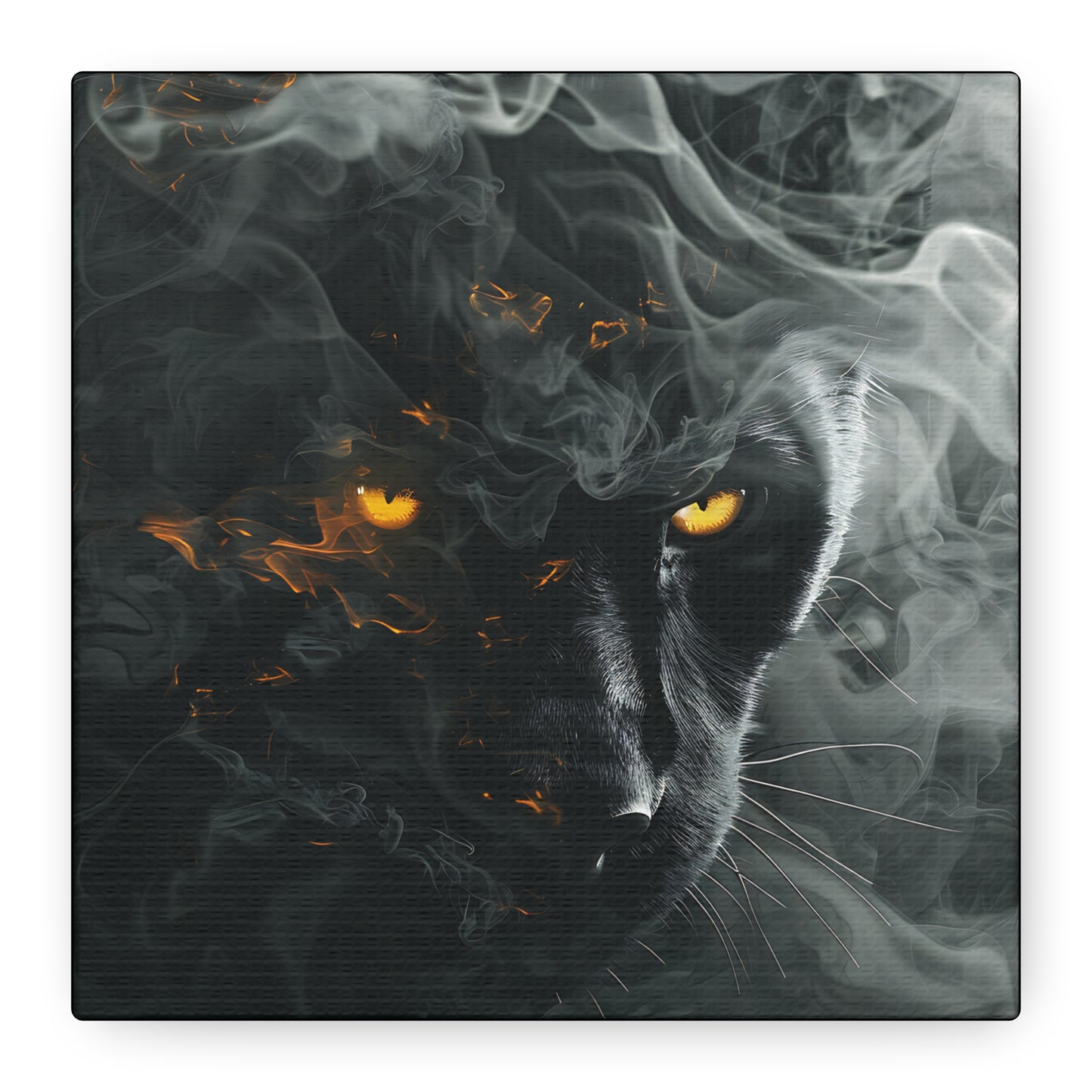 Mystical Panther Canvas Wall Art - 1.25" Stretched Wall Decor