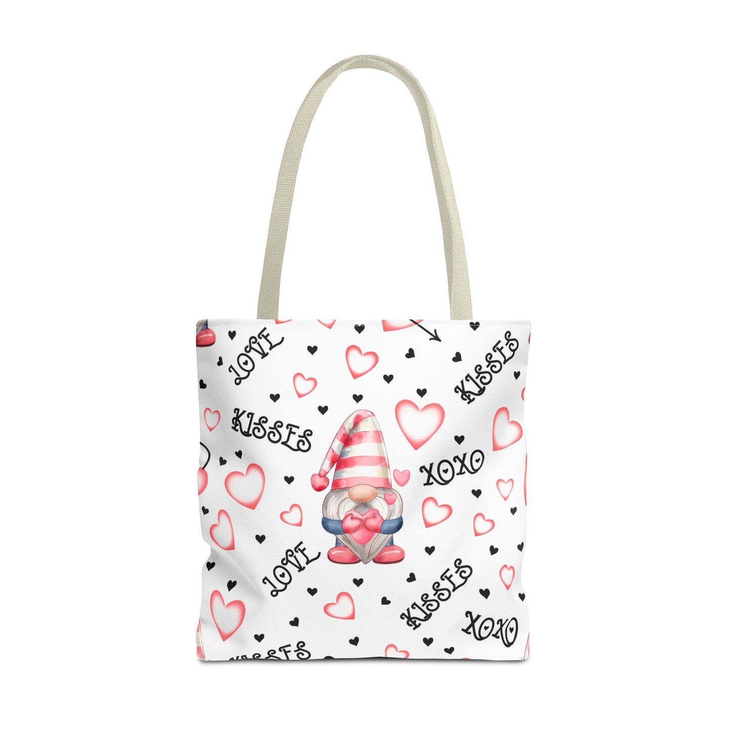 Romantic Love Gnome Tote Bag - Whimsical Valentine Gift for Gnome Lovers