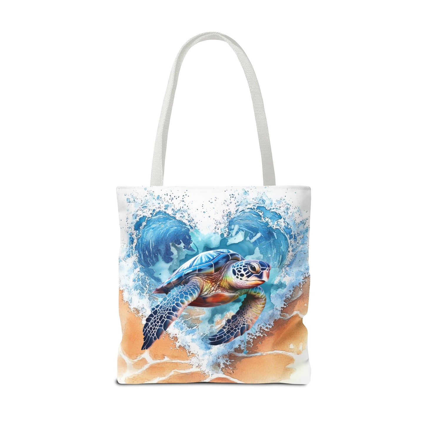 Ocean Turtle Tote Bag - Eco-Friendly, Beach Vibes, Summer Gift, Sea Life Accessory, Environmental Awareness