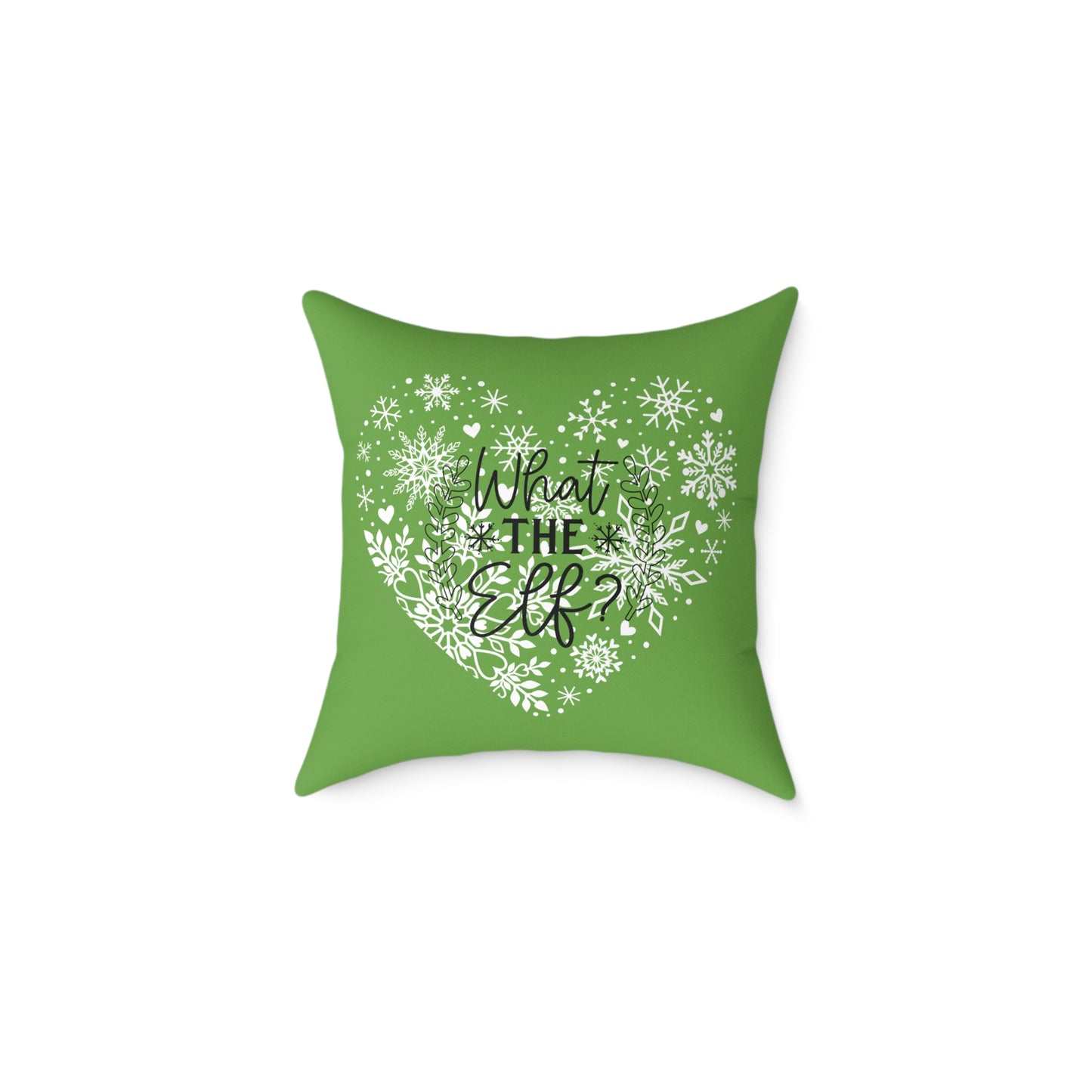 Holiday Humor Square Poly Canvas Pillow, Beautiful Two-Sided Holiday Decor, Holiday Accent for Home or Office, Accent for Any Room